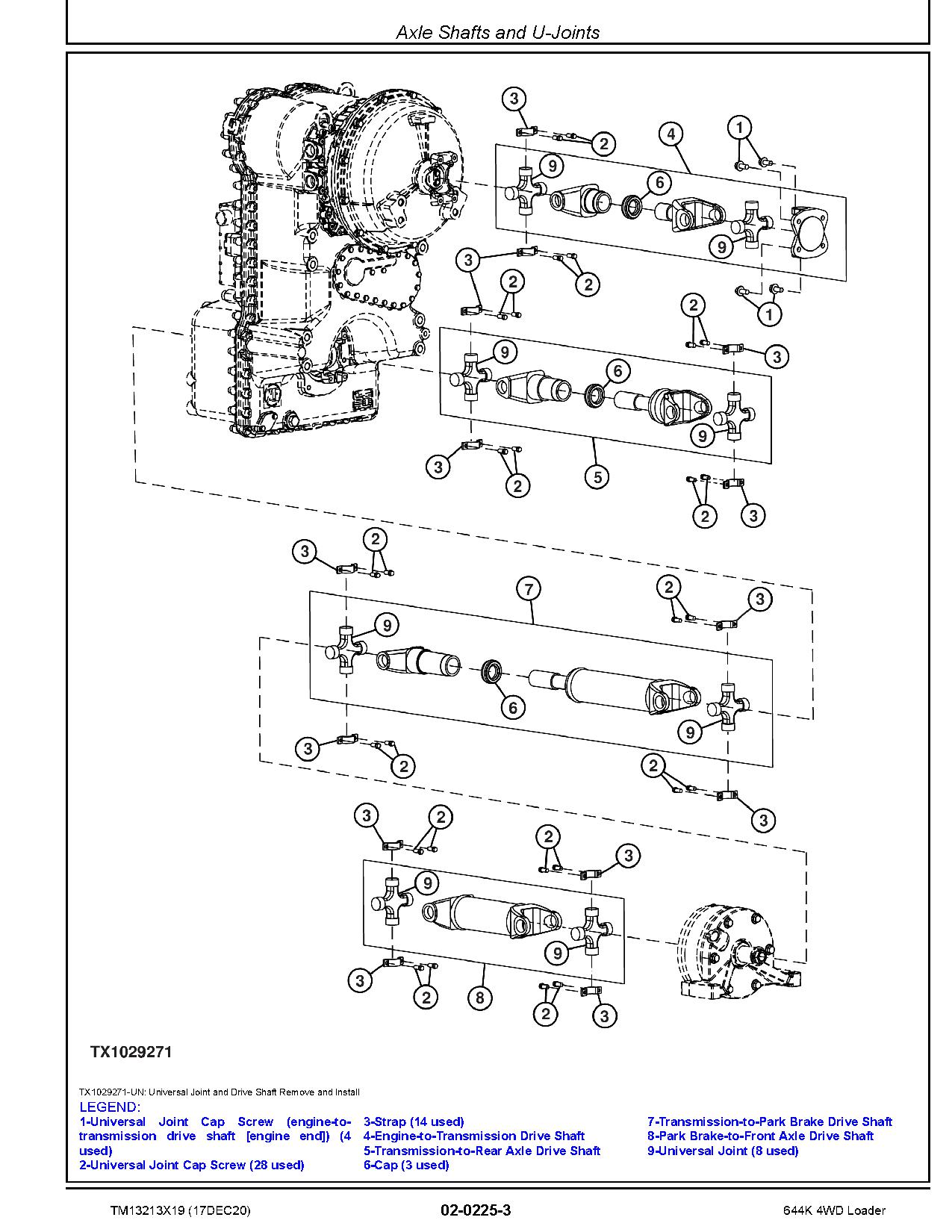 John Deere 644K 4WD Loaders Repair Manual TM13213X19 (2)