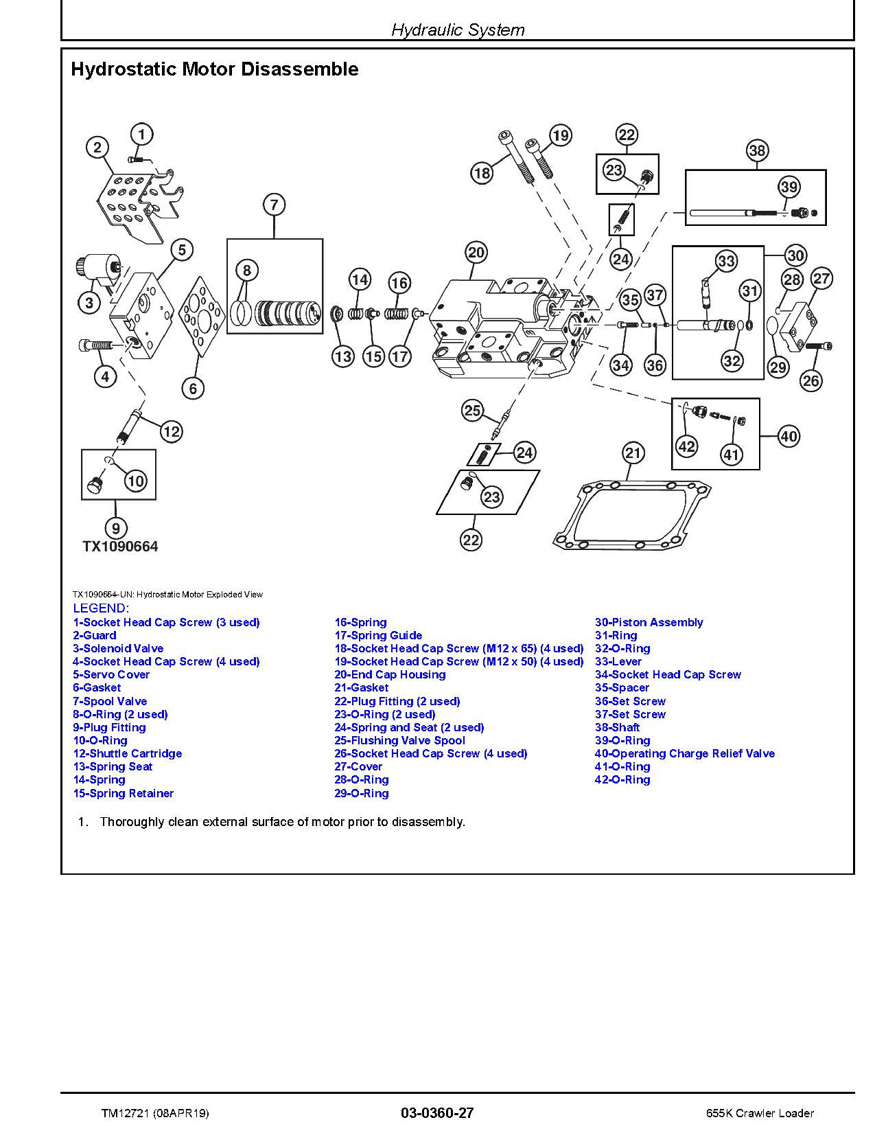 John Deere 655K Crawler Loaders Repair Manual TM12721 (2)