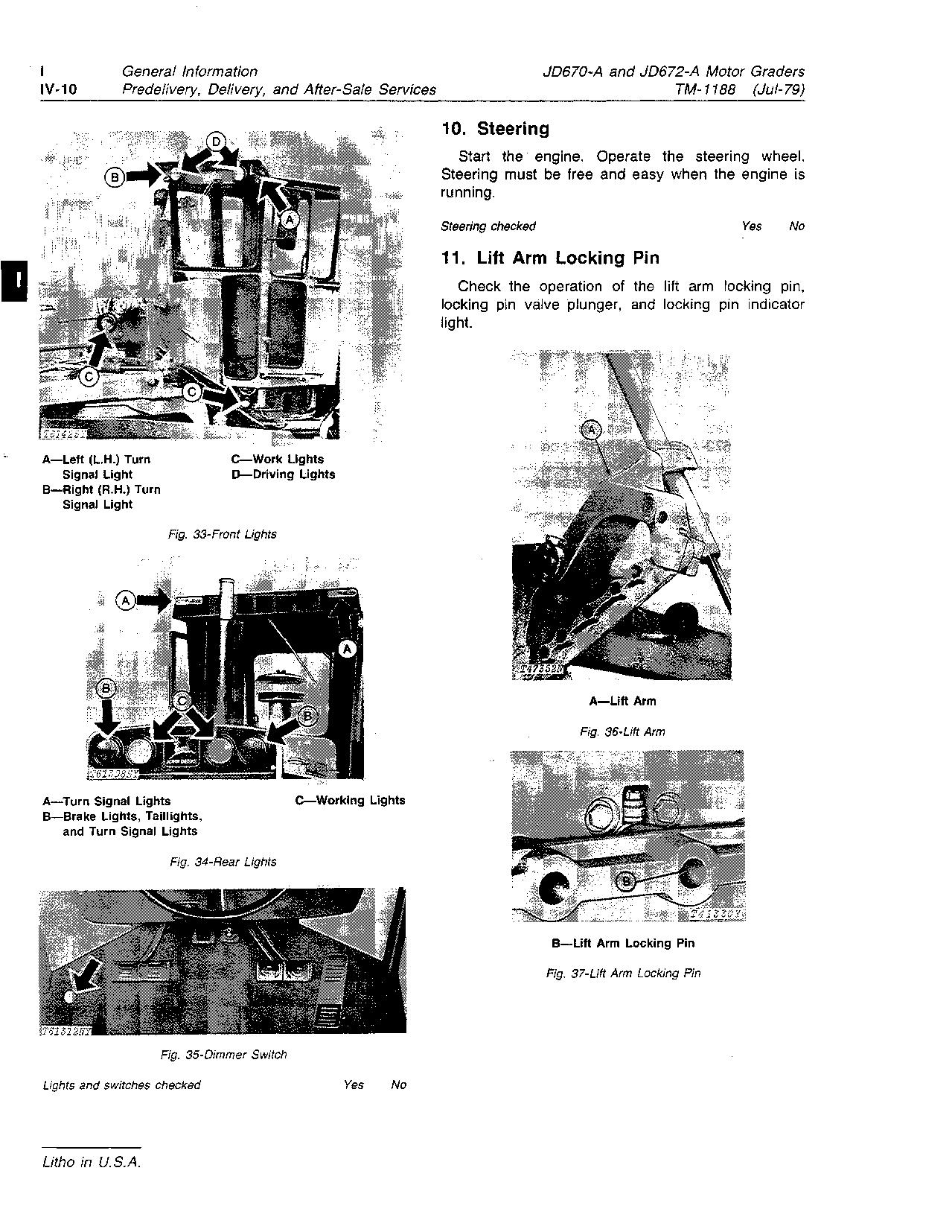 John Deere 670A 672A Motor Graders Repair Manual TM1188re (2)