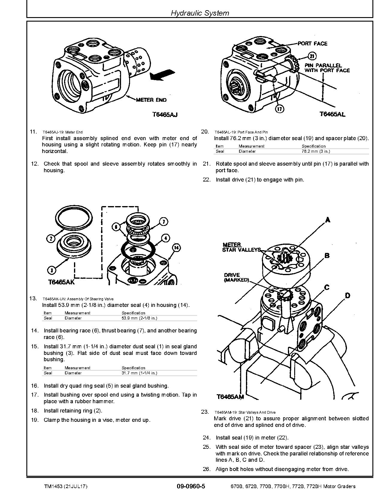 John Deere 670B 672B 770B 770BH 772B 772BH Motor Graders Repair Manual TM1453 (4)