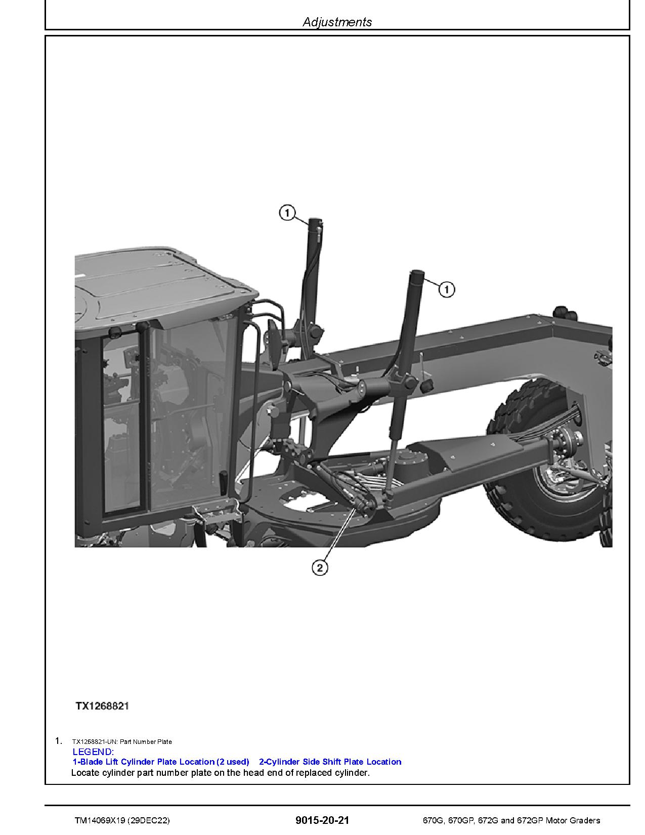 John Deere 670G 670GP 672G 672GP Motor Graders Operation Test Manual TM14069X19 (2)