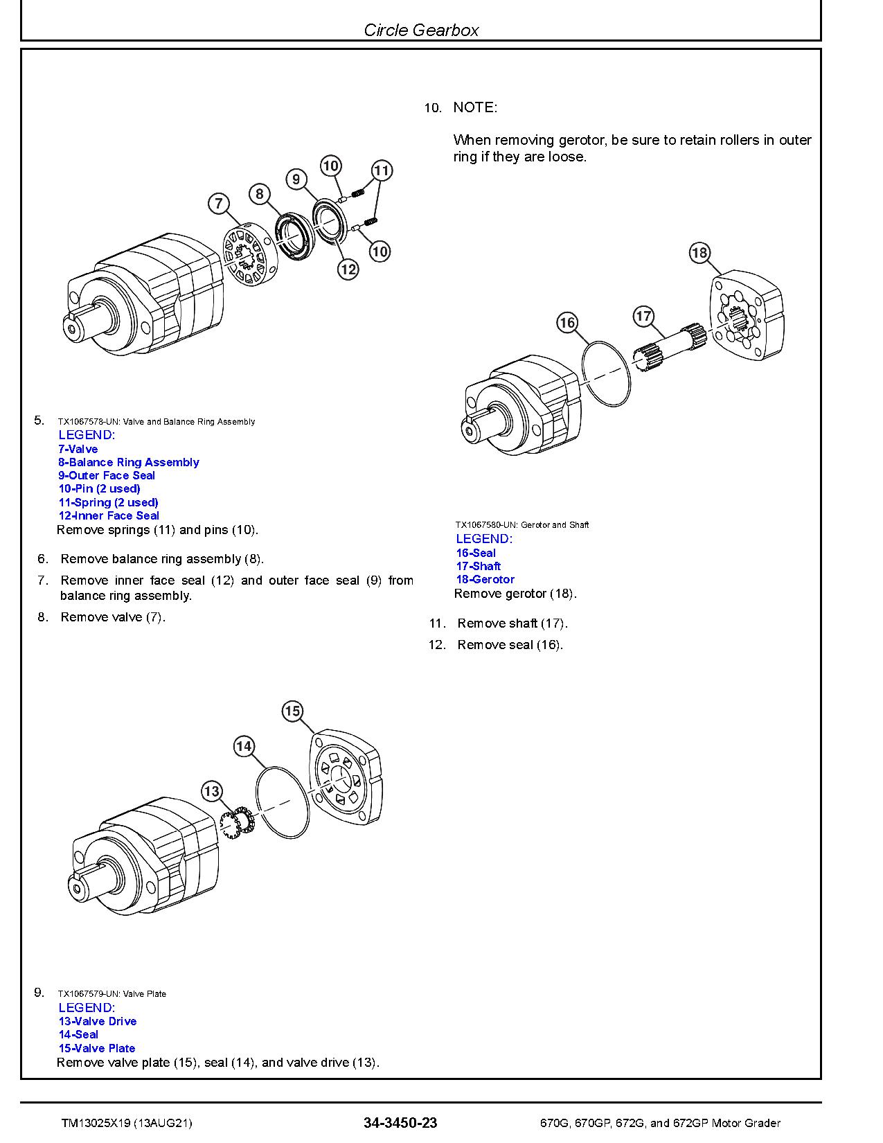 John Deere 670G 670GP 672G 672GP Motor Graders Repair Manual TM13025X19 (4)
