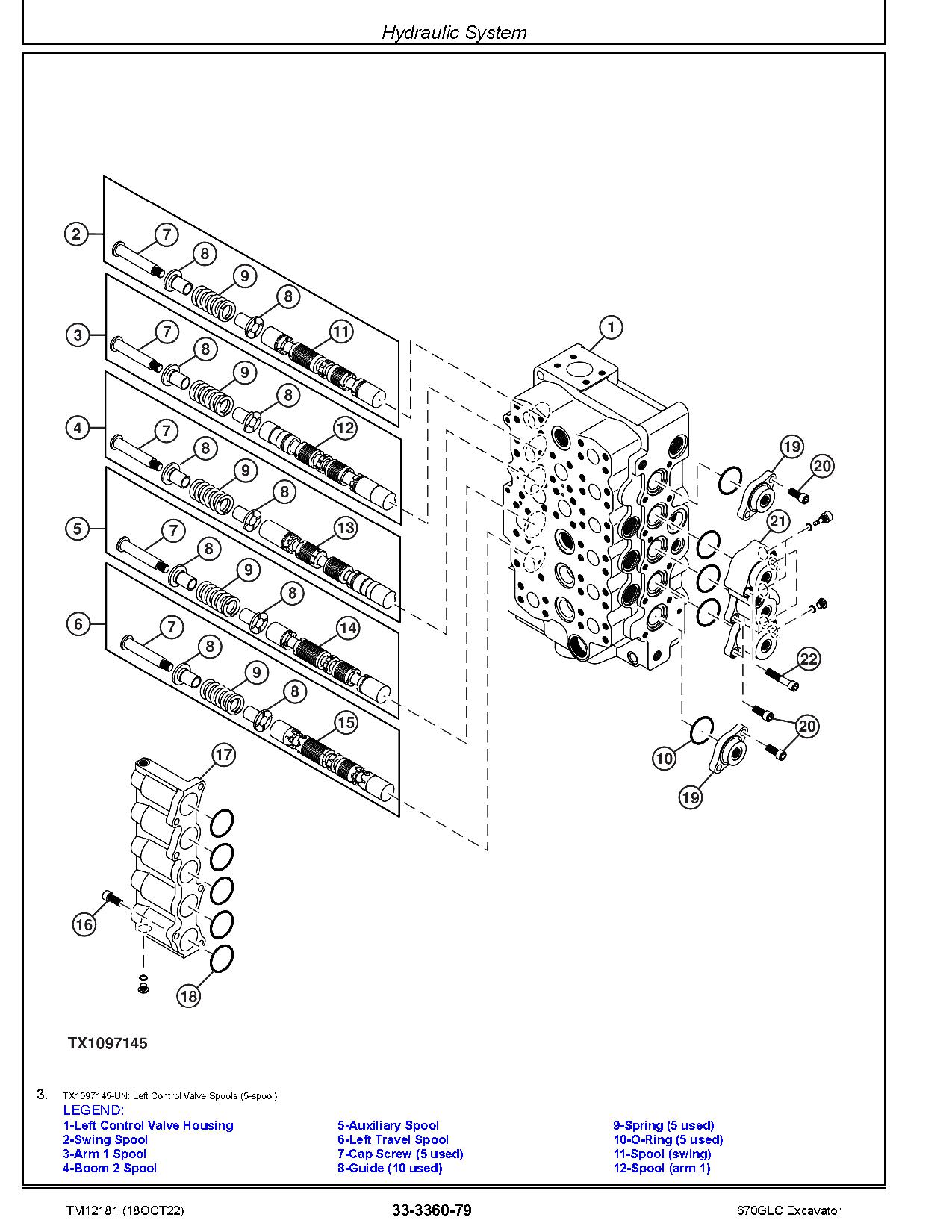 John Deere 670GLC Crawler Excavators Repair Manual TM12181 (4)