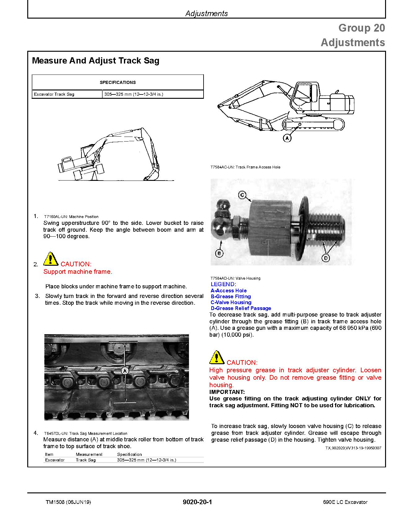 John Deere 690E LC Crawler Excavators Operation Test Manual TM1508 (3)