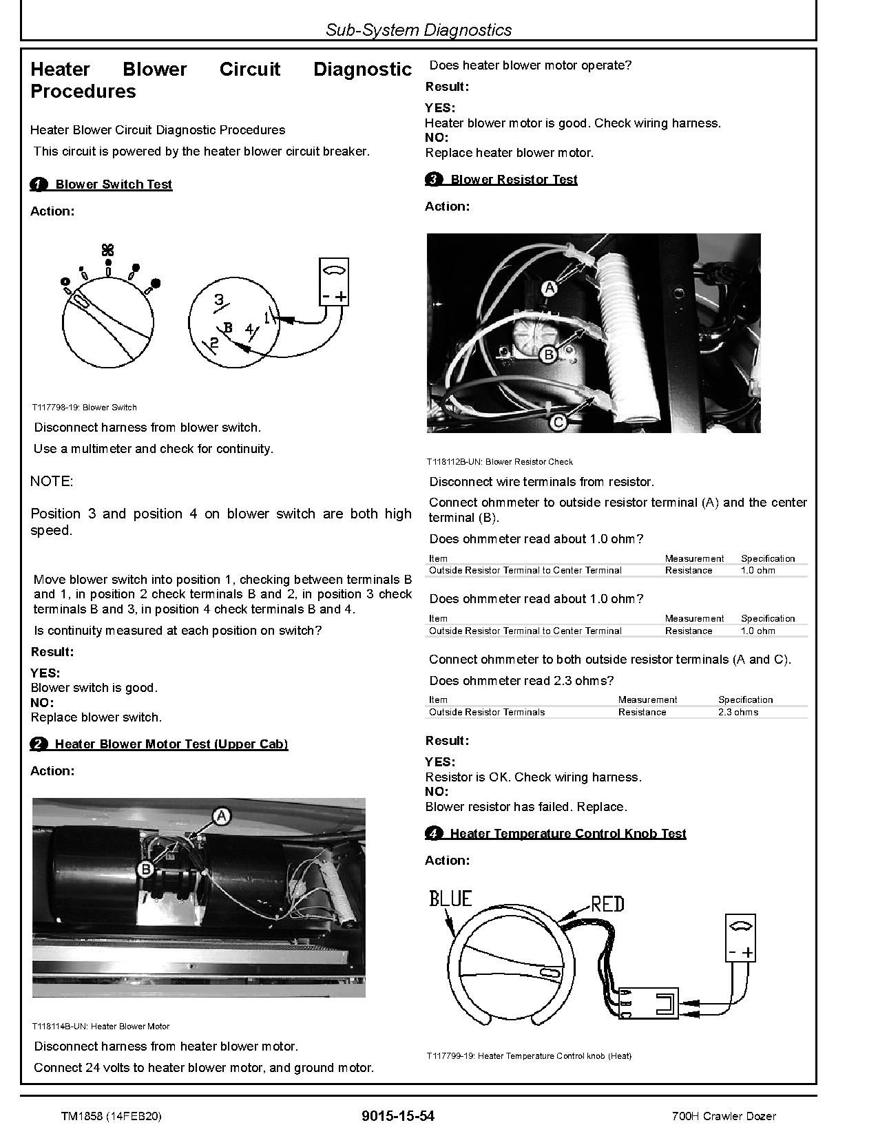 John Deere 700H Crawler Dozers Operation Test Manual TM1858 (2)