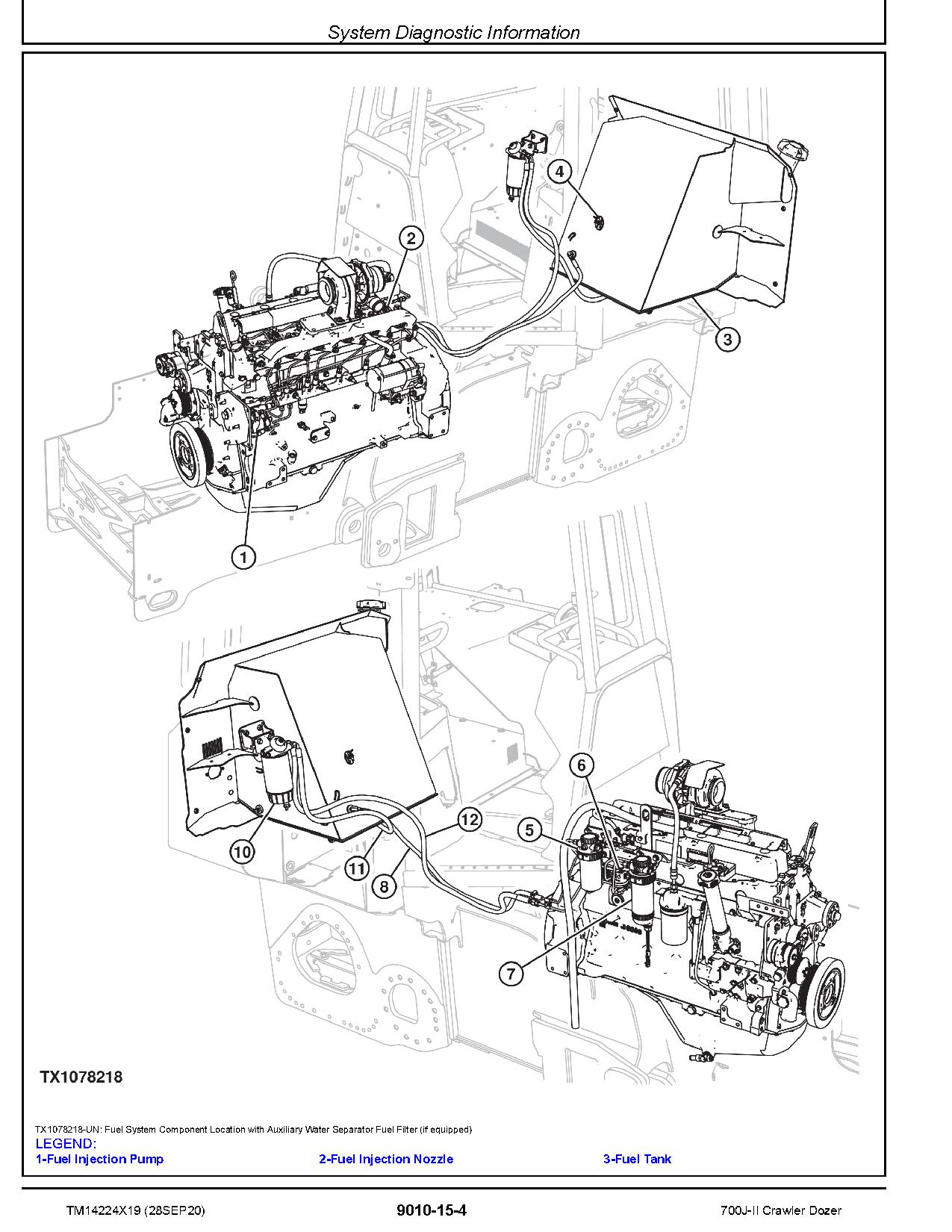 John Deere 700J II Crawler Dozers Operation Test Manual TM14224X19 (2)