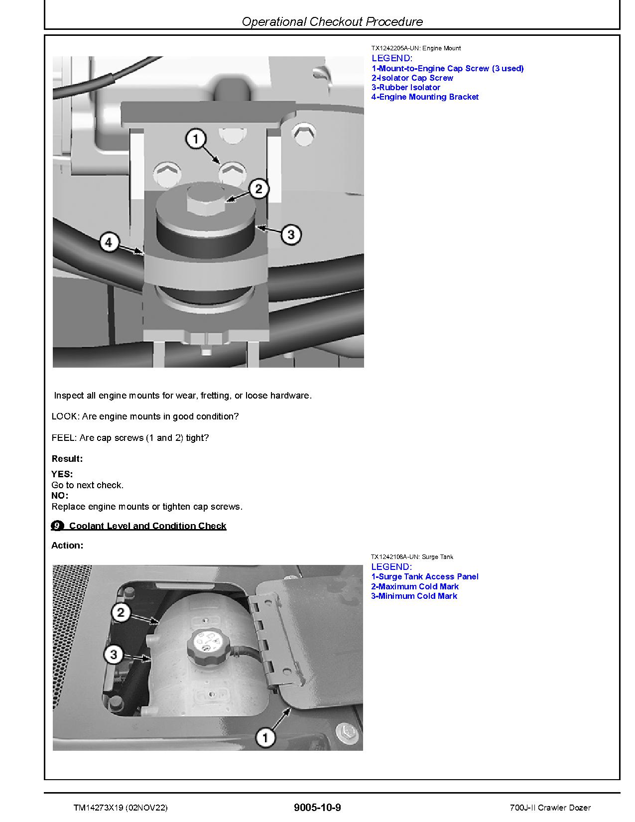 John Deere 700J II Crawler Dozers Operation Test Manual TM14273X19 (2)