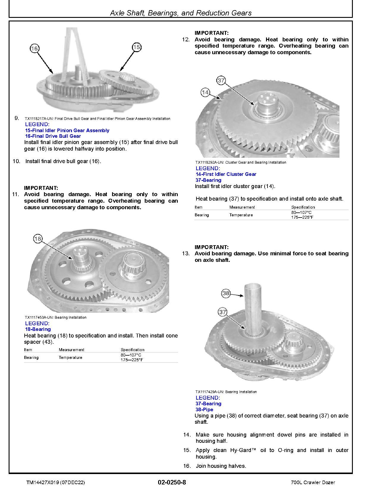 John Deere 700L Crawler Dozers Repair Manual TM14427X019 (3)