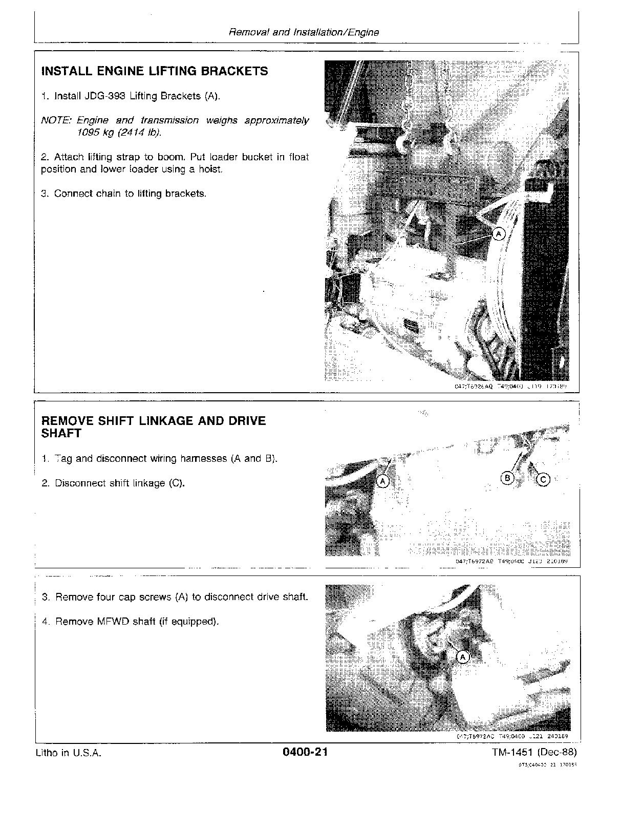 John Deere 710C Backhoe Loaders Repair Manual TM1451 (2)