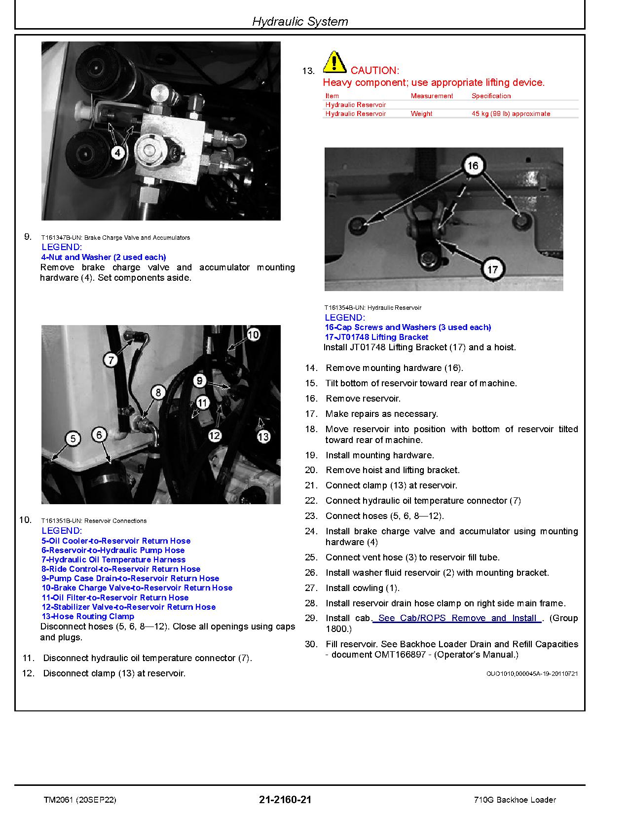 John Deere 710G Backhoe Loaders Repair Manual TM2061 (4)