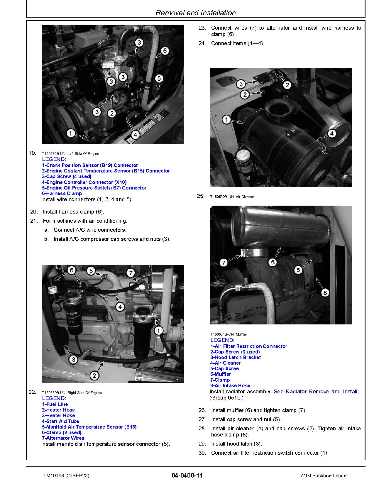 John Deere 710J Backhoe Loaders Repair Manual TM10148 (2)