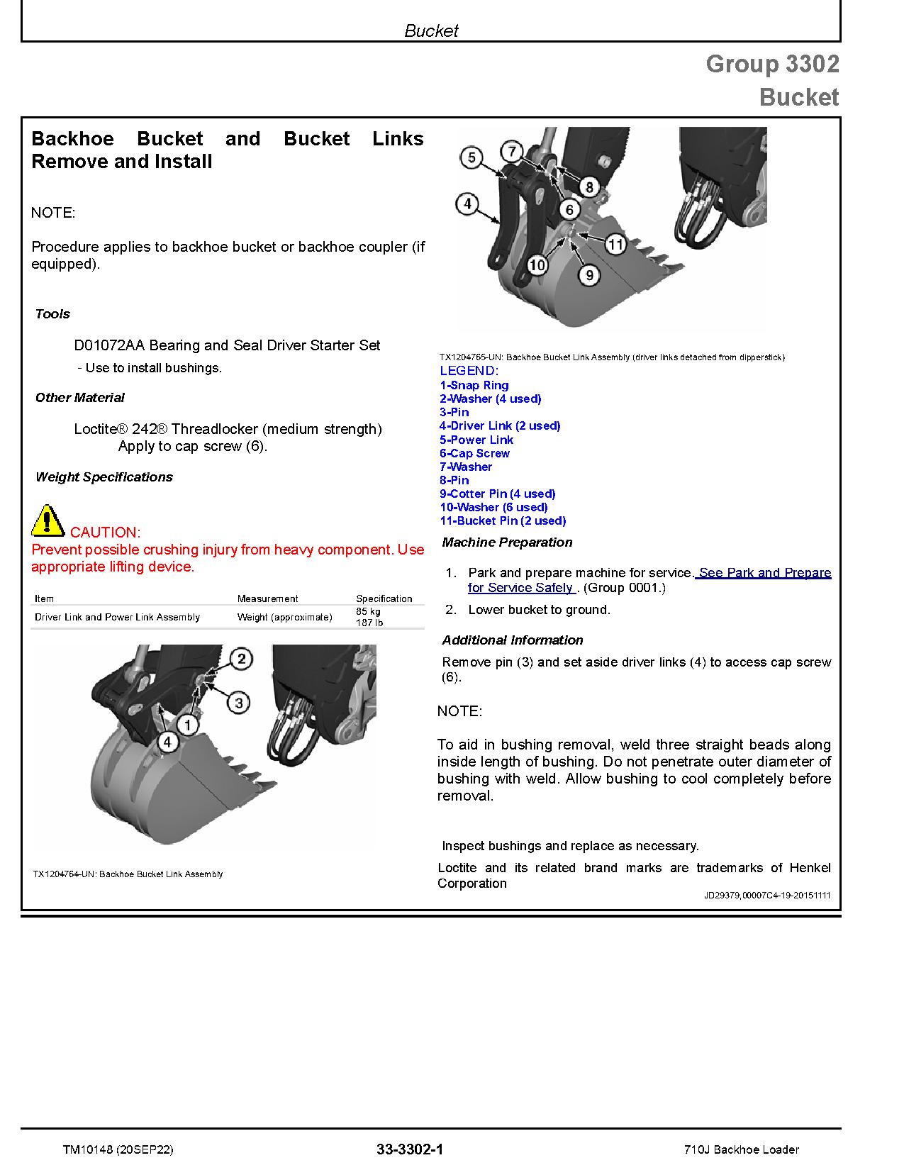 John Deere 710J Backhoe Loaders Repair Manual TM10148 (4)