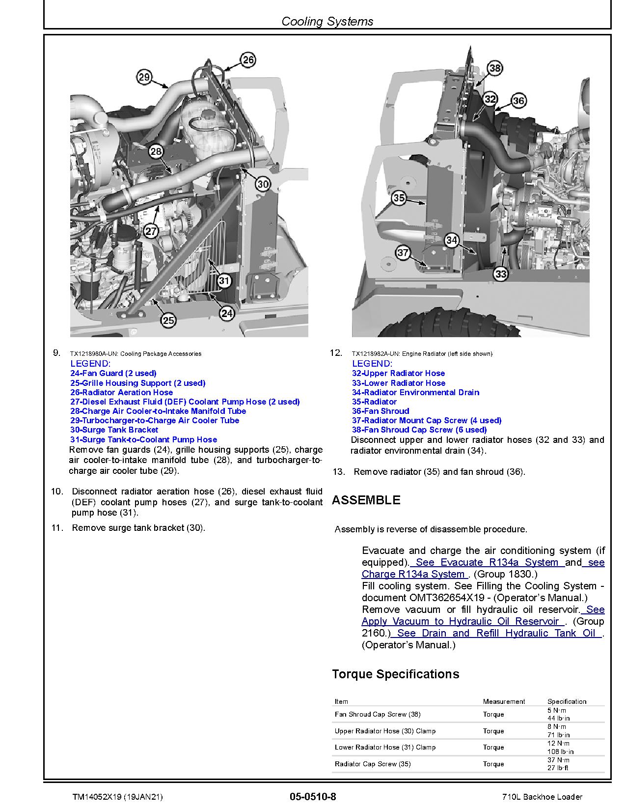 John Deere 710L Backhoe Loaders Repair Manual TM14052X19 (2)