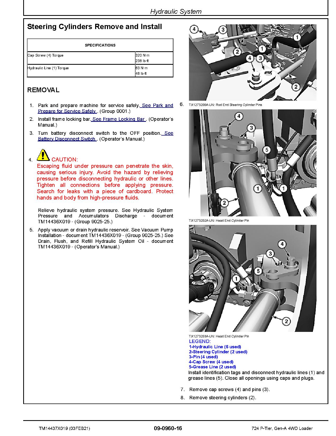 John Deere 724 P Tier 4WD Wheel Loaders Repair Manual TM14437X019 (2)