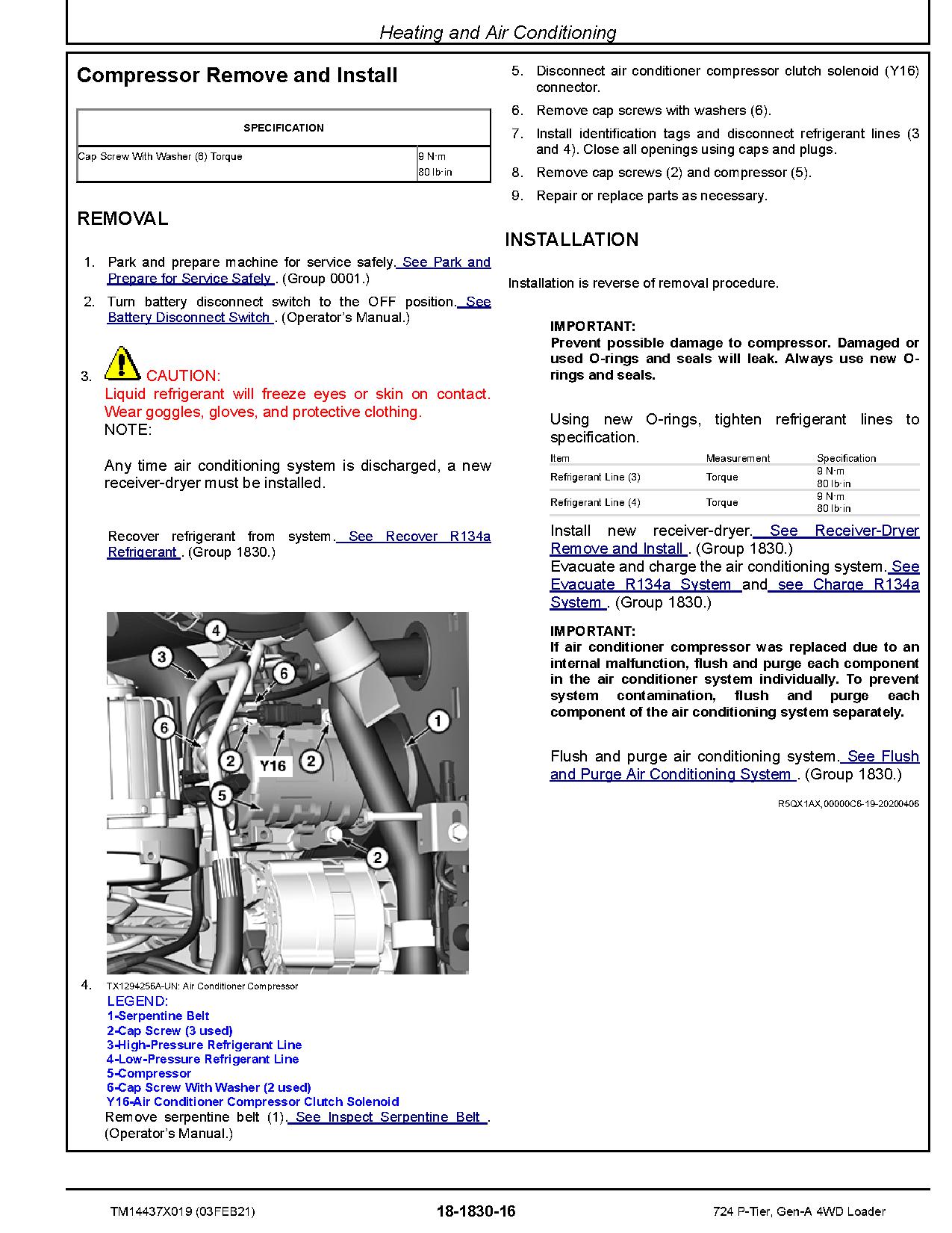 John Deere 724 P Tier 4WD Wheel Loaders Repair Manual TM14437X019 (3)