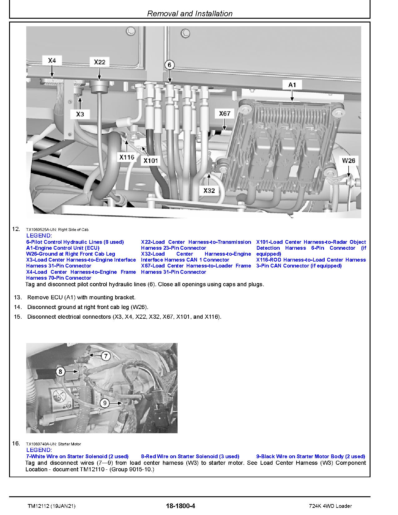 John Deere 724K 4WD Loaders Repair Manual TM12112 (4)