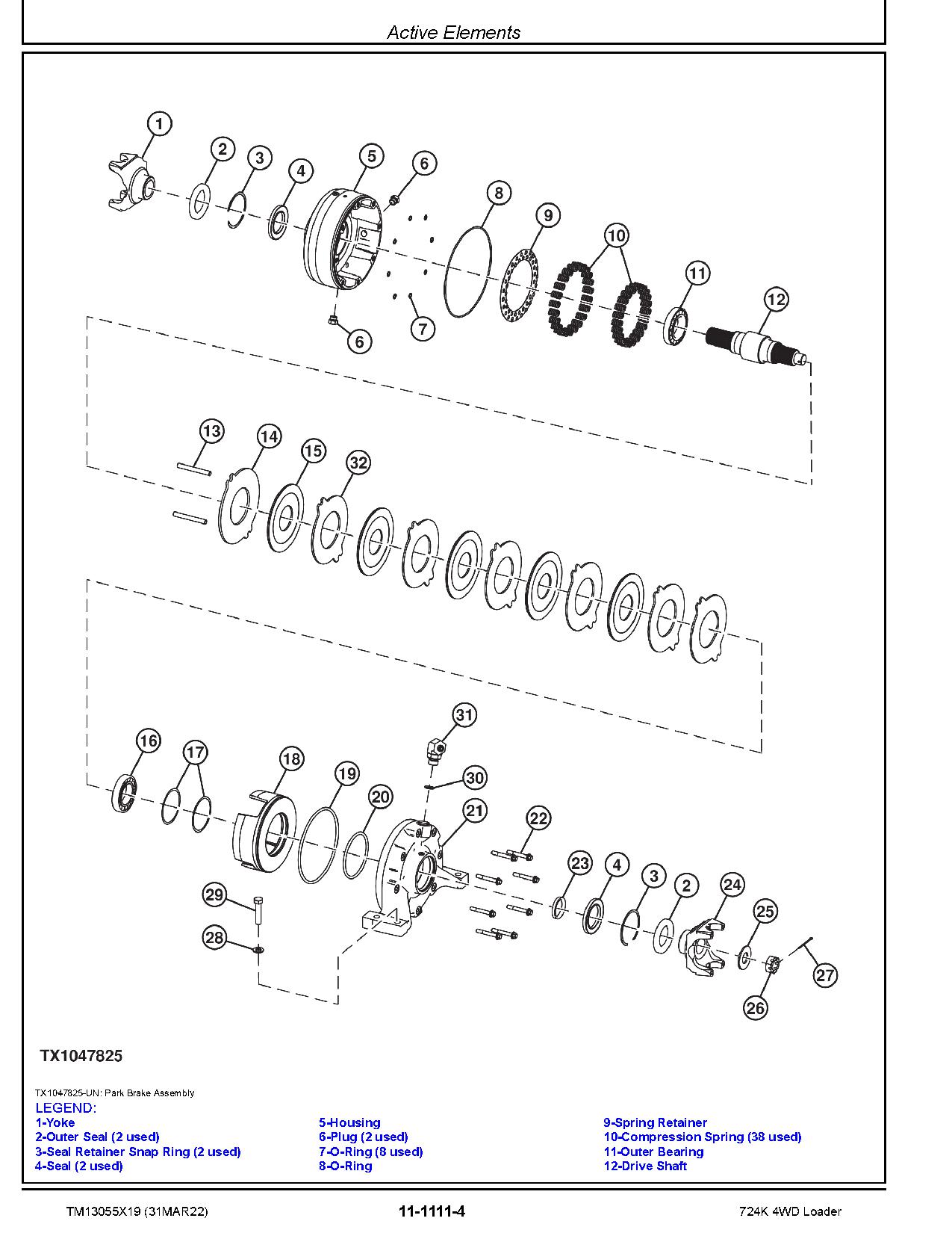 John Deere 724K 4WD Loaders Repair Manual TM13055X19 (4)