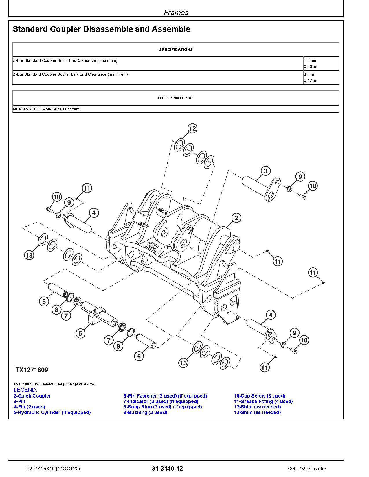 John Deere 724L 4WD Wheel Loaders Repair Manual TM14415X19 (4)