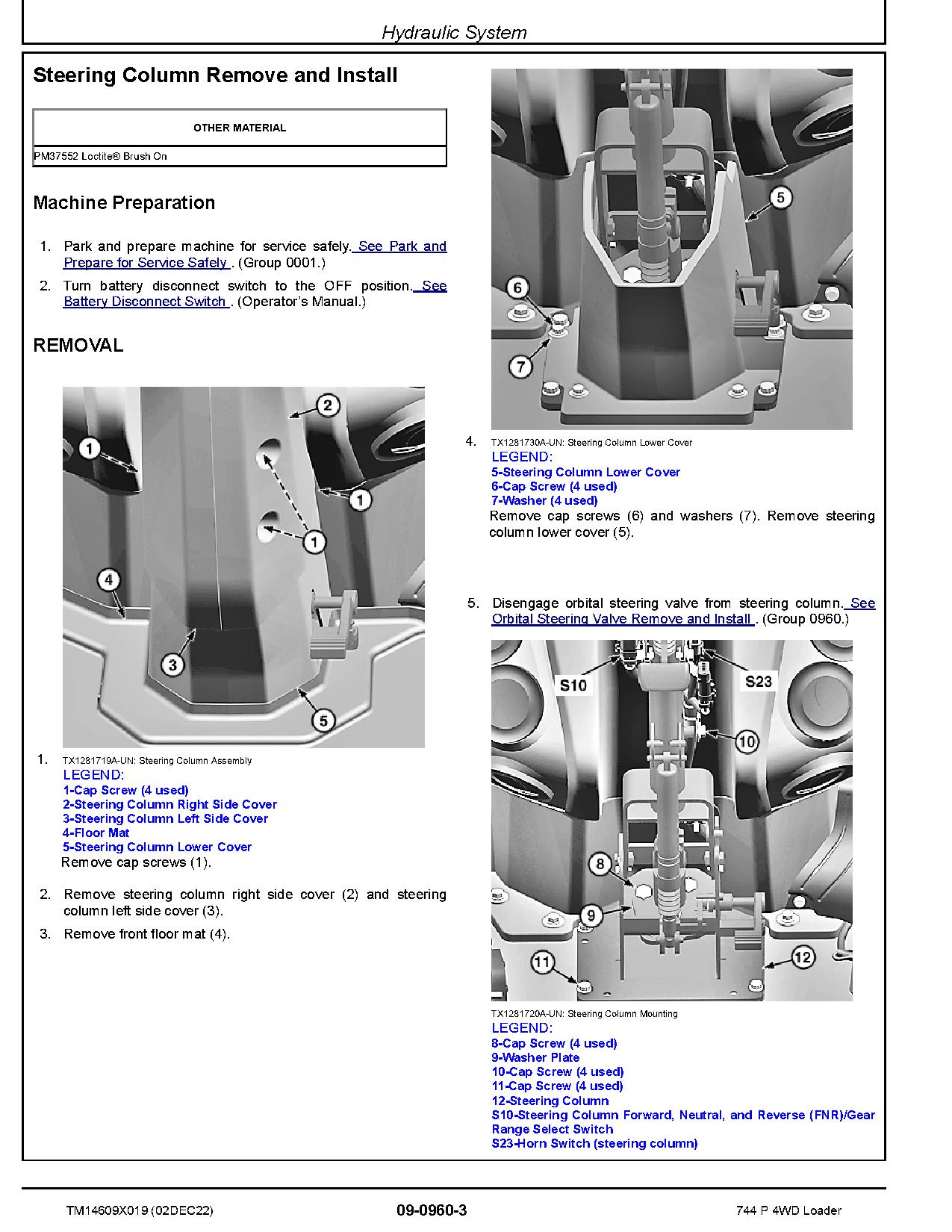 John Deere 744 P Tier 4WD Wheel Loaders Repair Manual TM14609X019 (3)