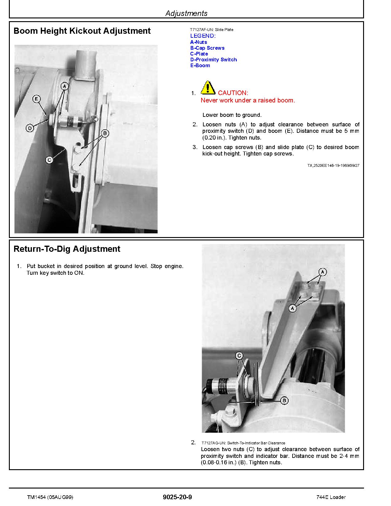 John Deere 744E 4WD Loaders Operation Test Manual TM1454 (4)