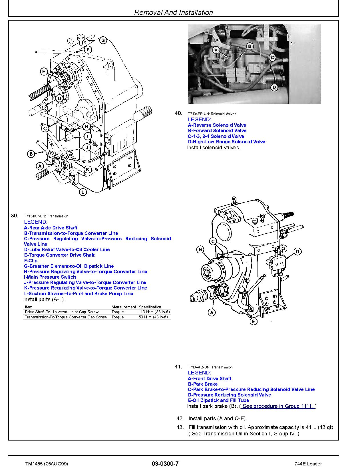 John Deere 744E 4WD Loaders Repair Manual TM1455 (3)