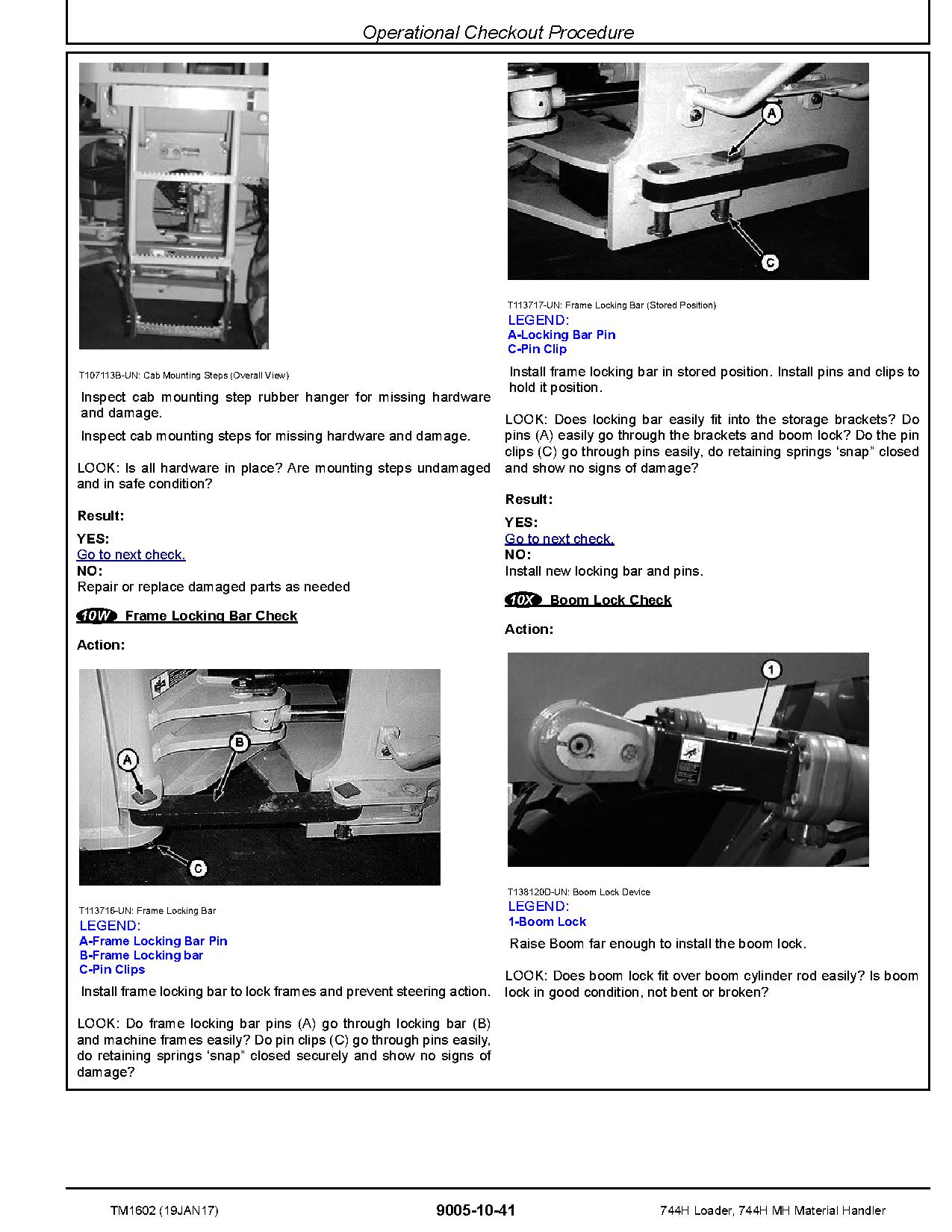 John Deere 744H 4WD Loaders 744H MH Material Handlers Operation Test Manual TM1602 (2)
