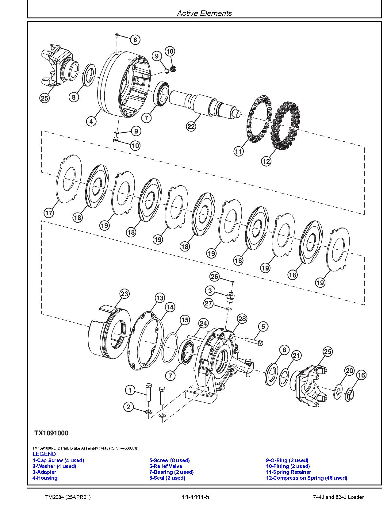 John Deere 744J 824J 4WD Loaders Repair Manual TM2084 (4)