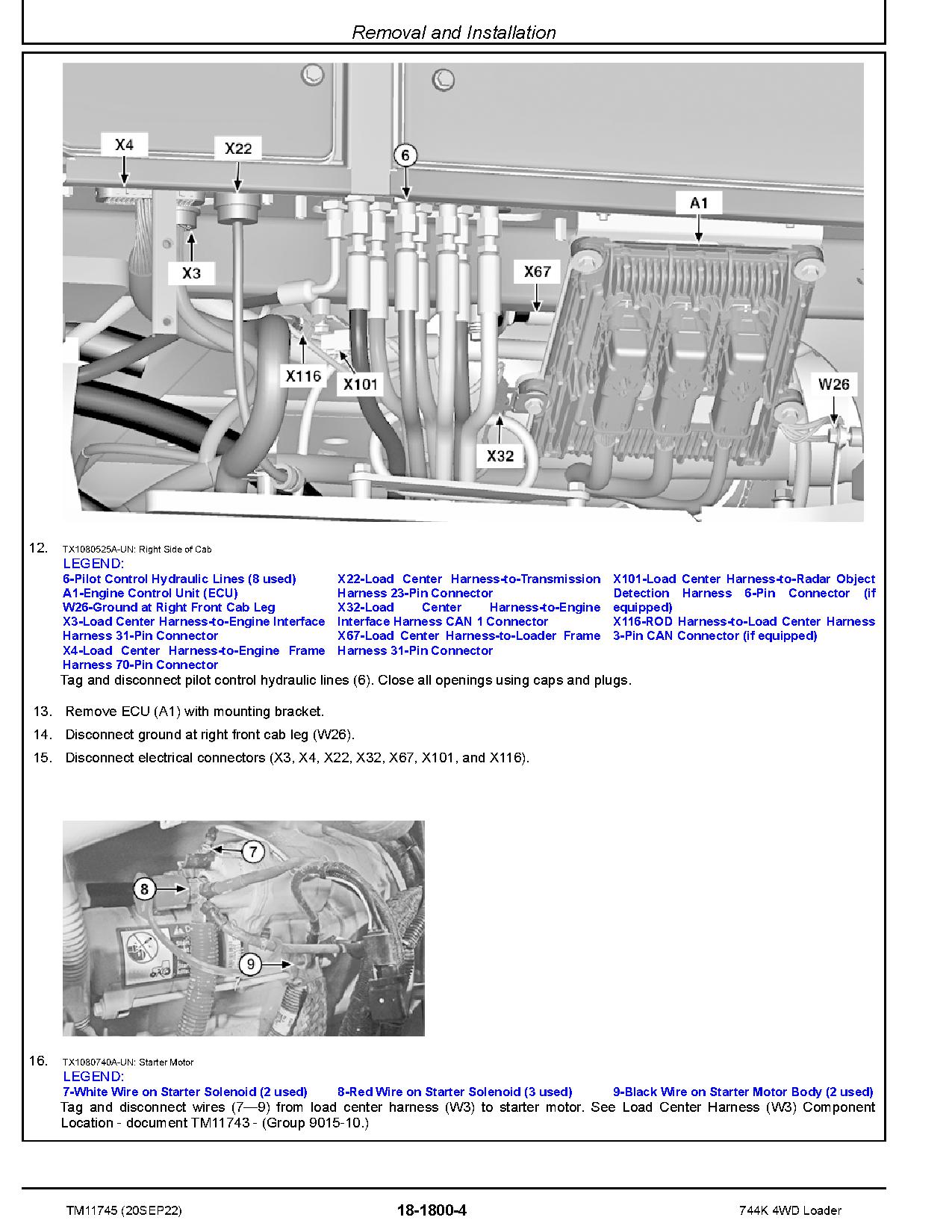 John Deere 744K 4WD Loaders Repair Manual TM11745 (4)