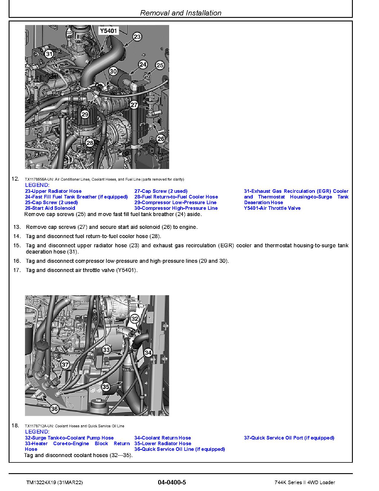 John Deere 744K II Loaders Repair Manual TM13224X19 (3)