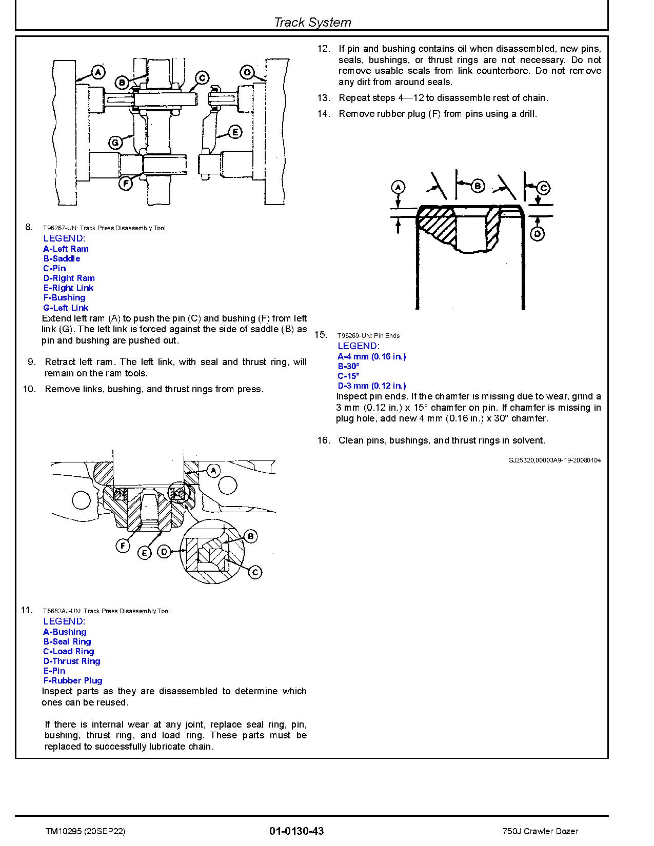 John Deere 750J Crawler Dozers Repair Manual TM10295 (2)
