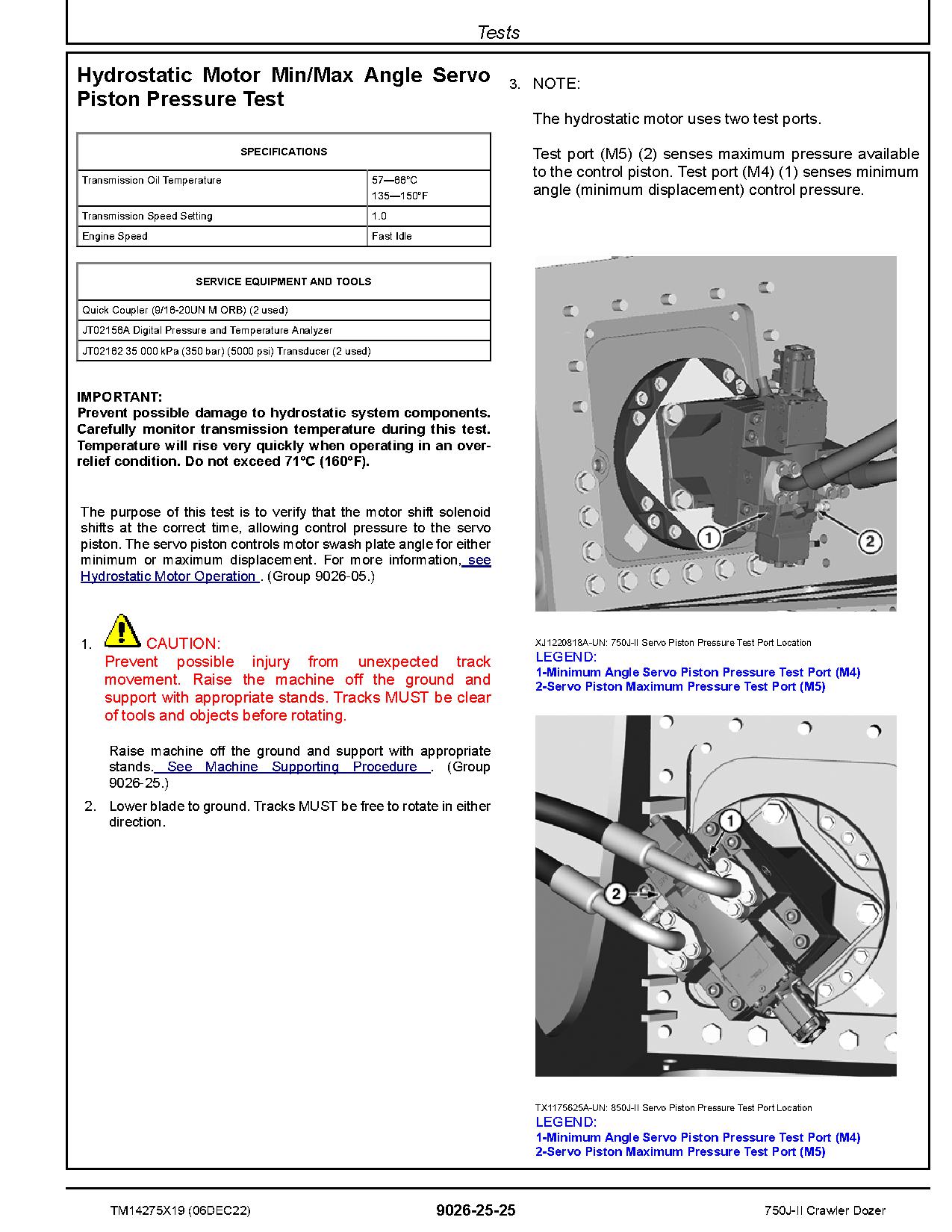 John Deere 750J II Crawler Dozers Operation Test Manual TM14275X19 (4)