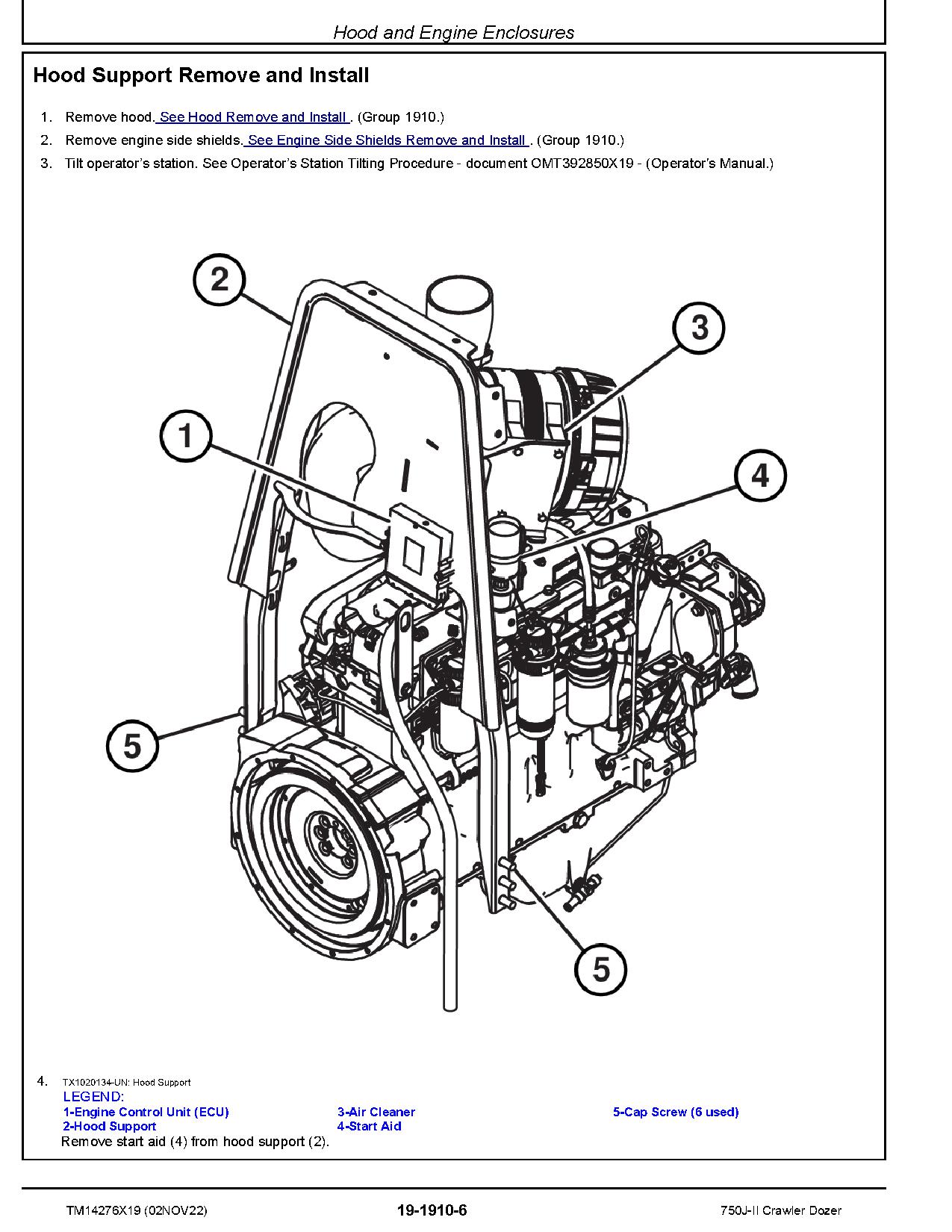 John Deere 750J II Crawler Dozers Repair Manual TM14276X19 (3)