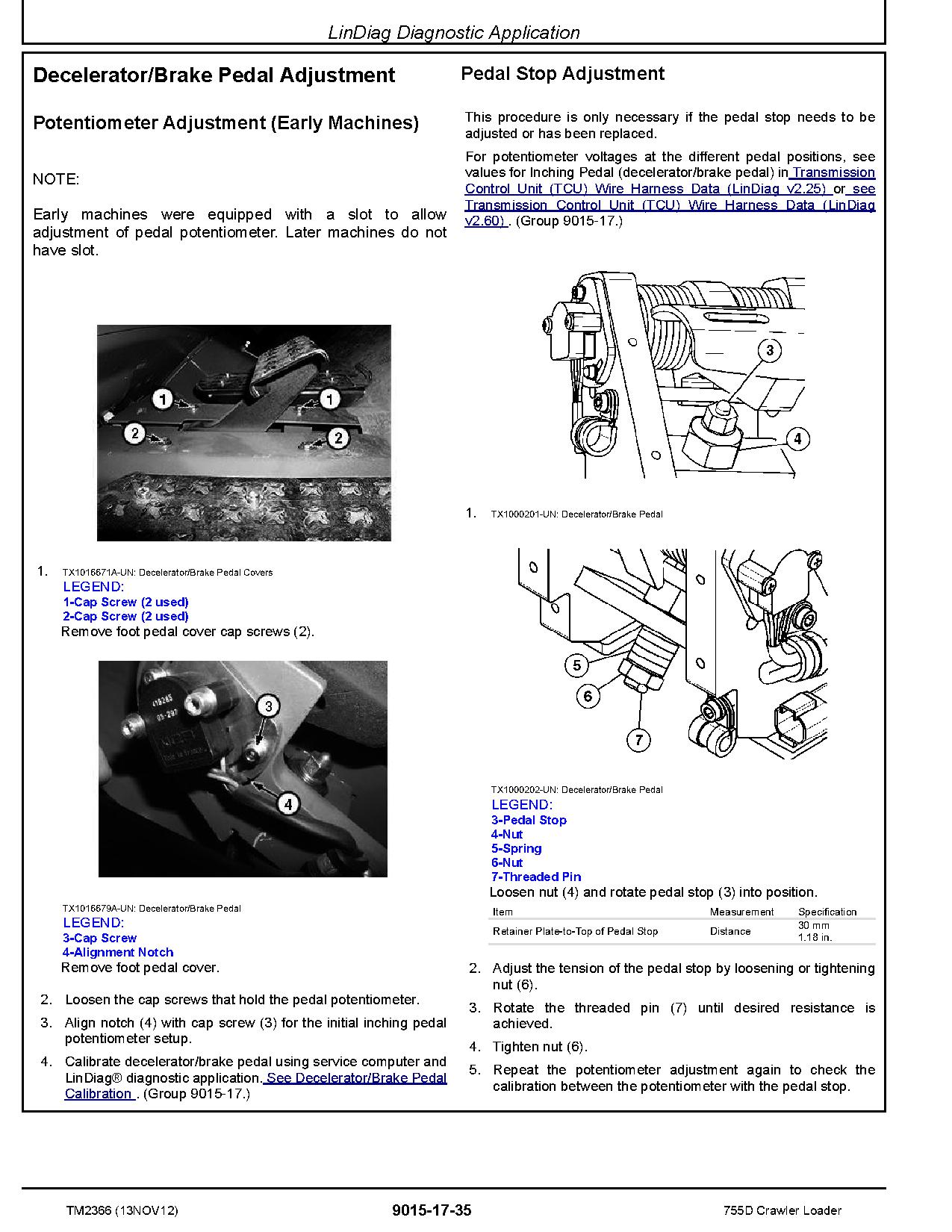 John Deere 755D Crawler Loaders Operation Test Manual TM2366 (2)