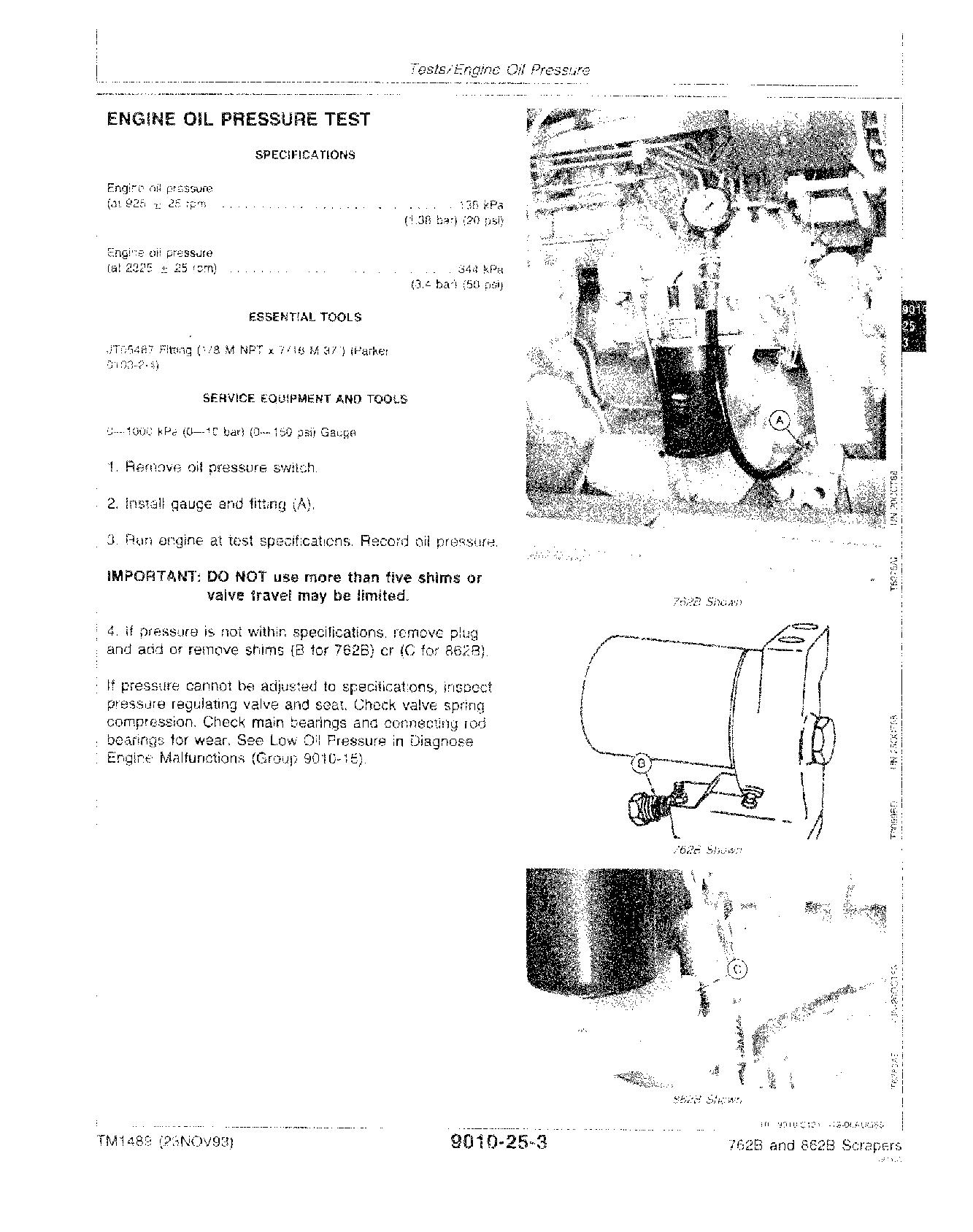 John Deere 762B 862B Scrapers Operation Test Manual TM1489 (2)