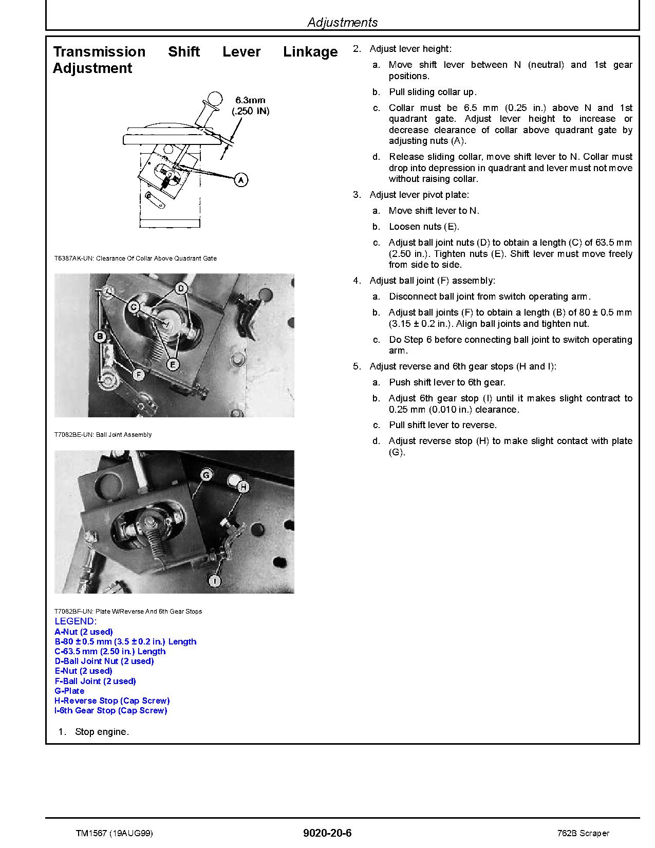 John Deere 762B Scrapers Operation Test Manual TM1567 (2)