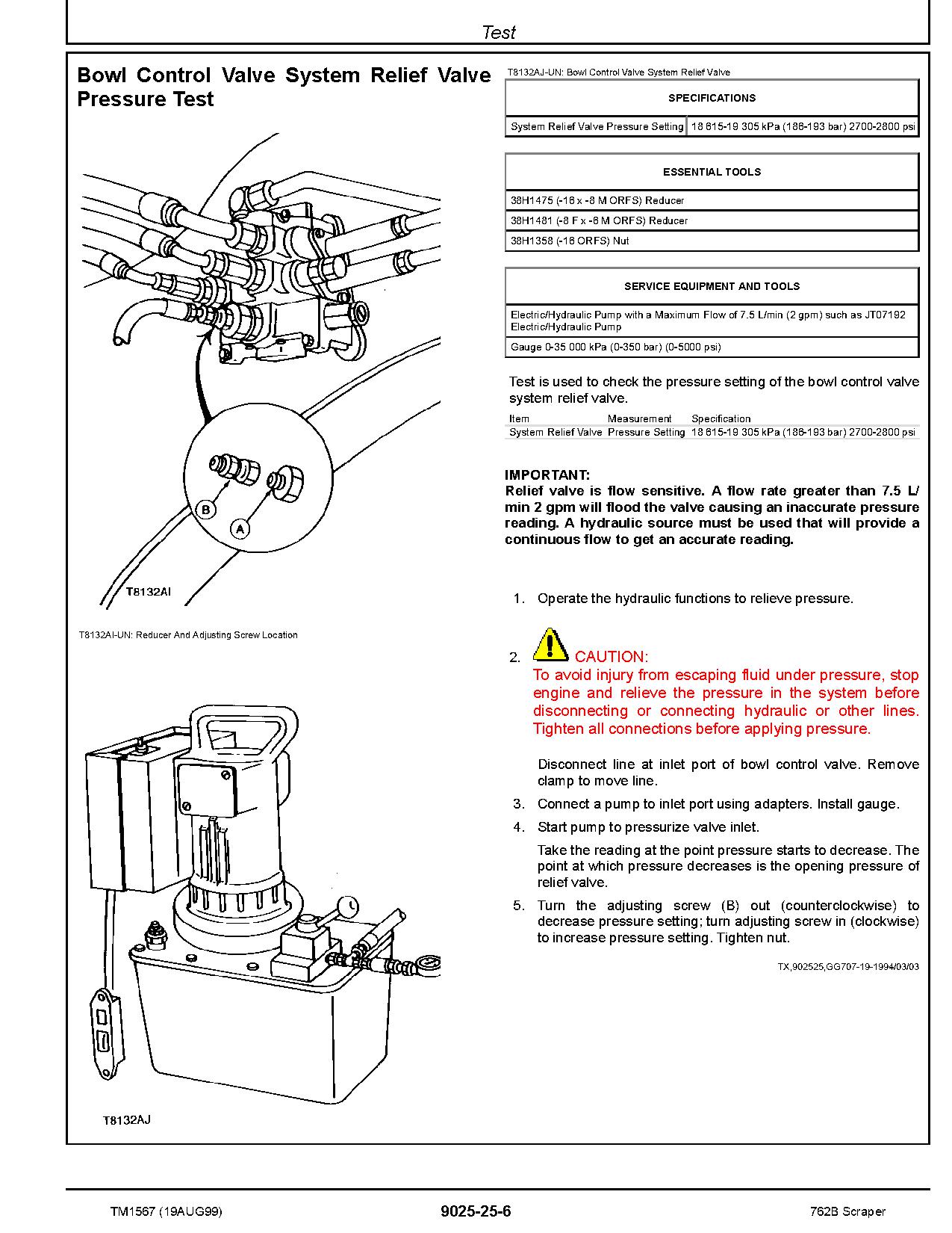 John Deere 762B Scrapers Operation Test Manual TM1567 (4)