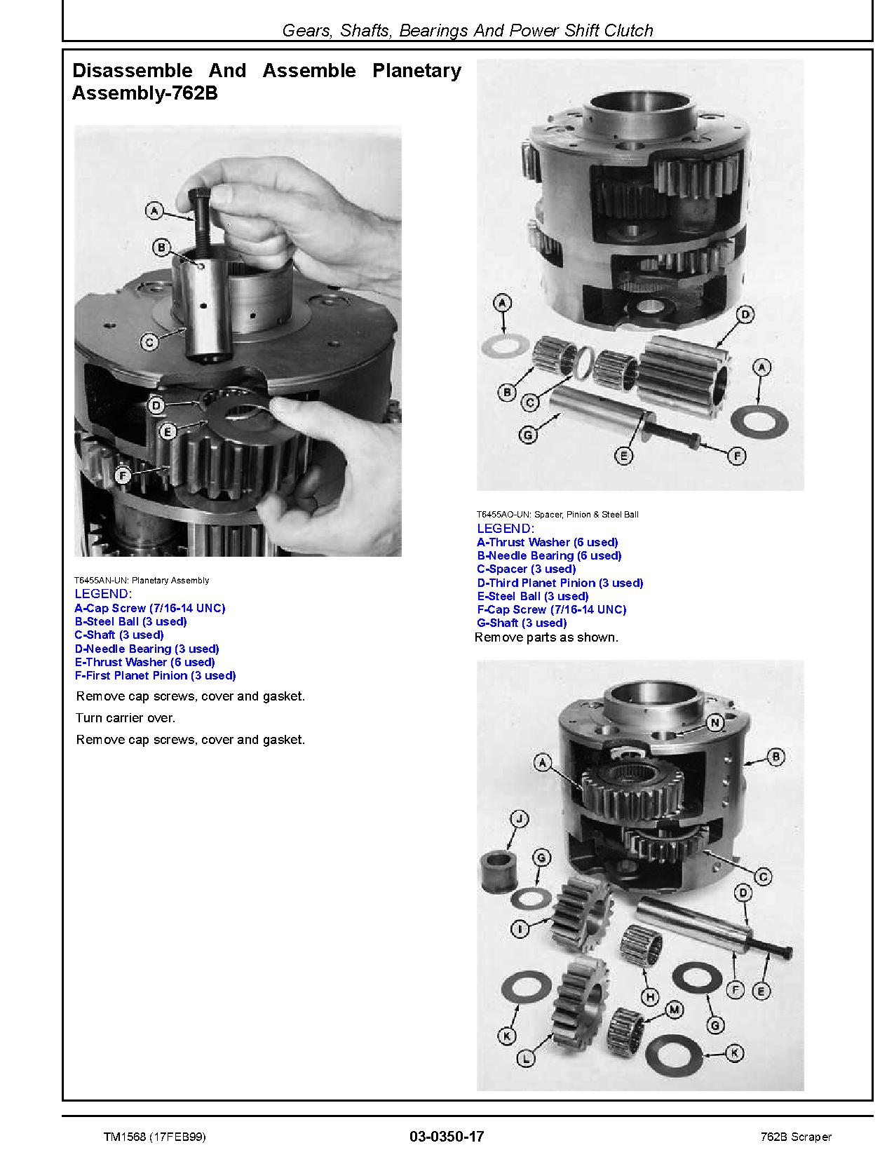 John Deere 762B Scrapers Repair Manual TM1568 (3)