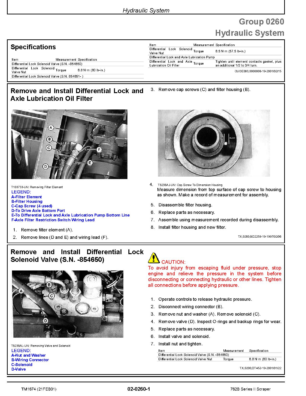 John Deere 762B Scrapers Repair Manual TM1674 (2)
