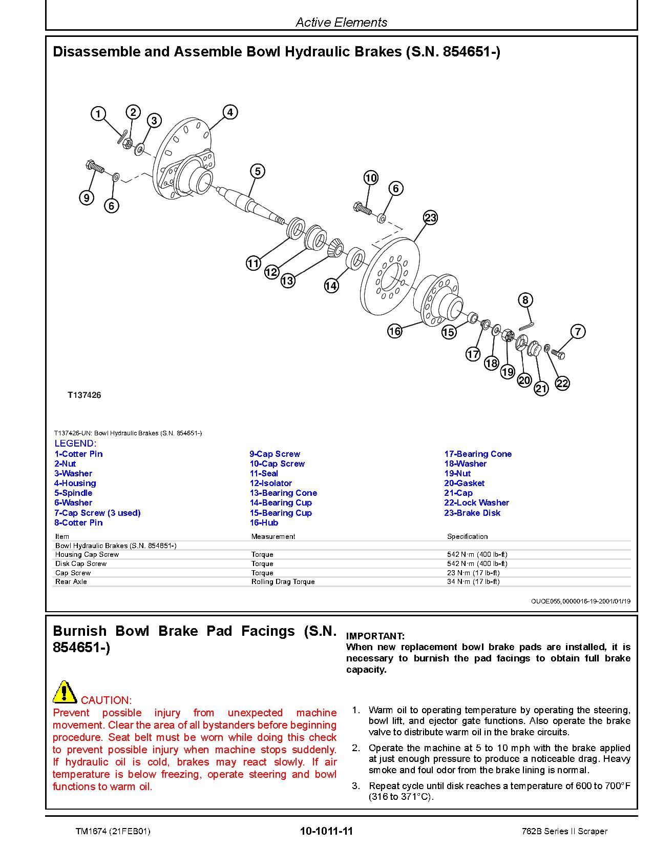 John Deere 762B Scrapers Repair Manual TM1674 (4)