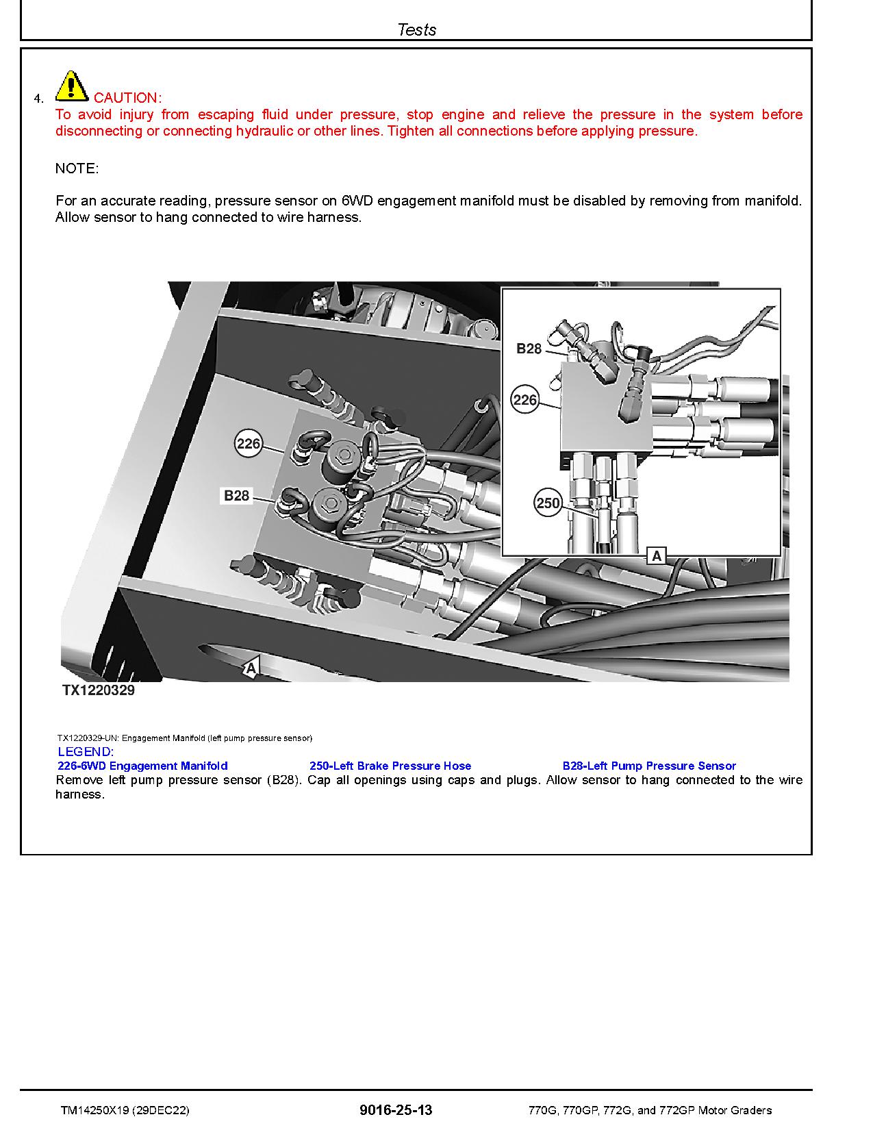 John Deere 770G 770GP 772G 772GP Motor Graders Operation Test Manual TM14250X19 (3)
