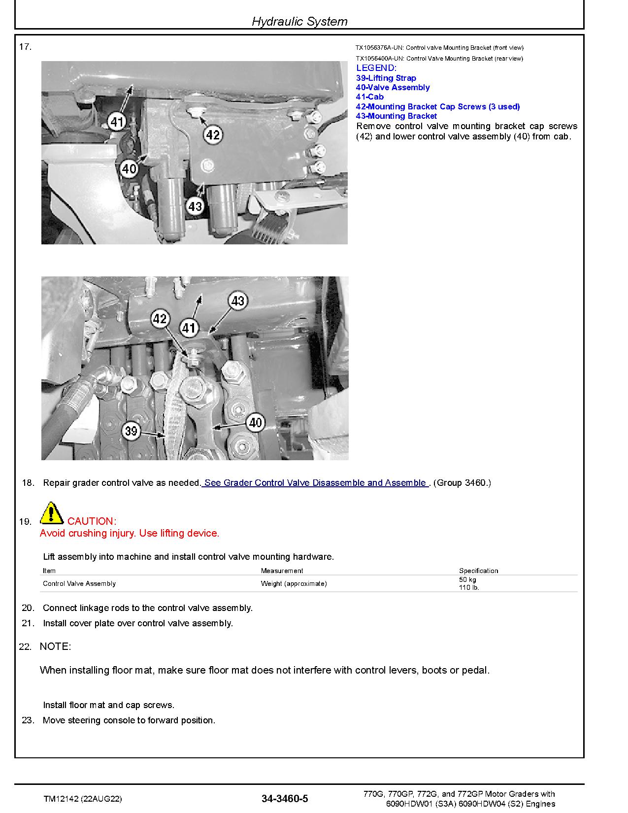 John Deere 770G 770GP 772G 772GP Motor Graders Repair Manual TM12142 (4)