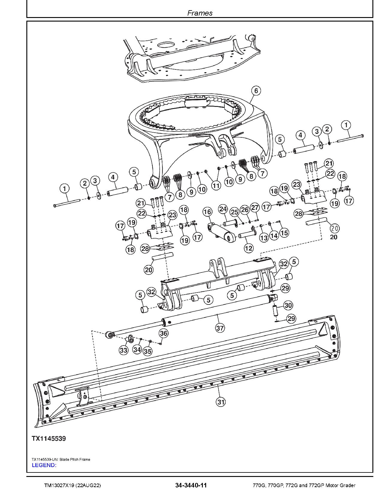 John Deere 770G 770GP 772G 772GP Motor Graders Repair Manual TM13027X19 (4)