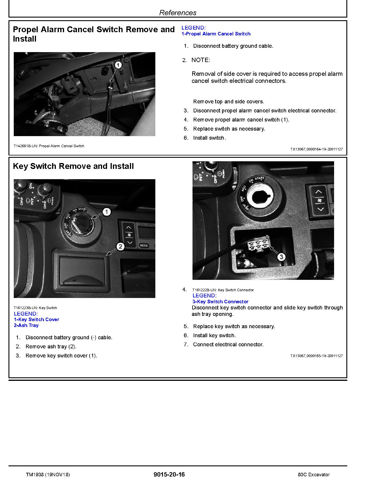 John Deere 80C Crawler Excavators Operation and Test Manual TM1938 (2)