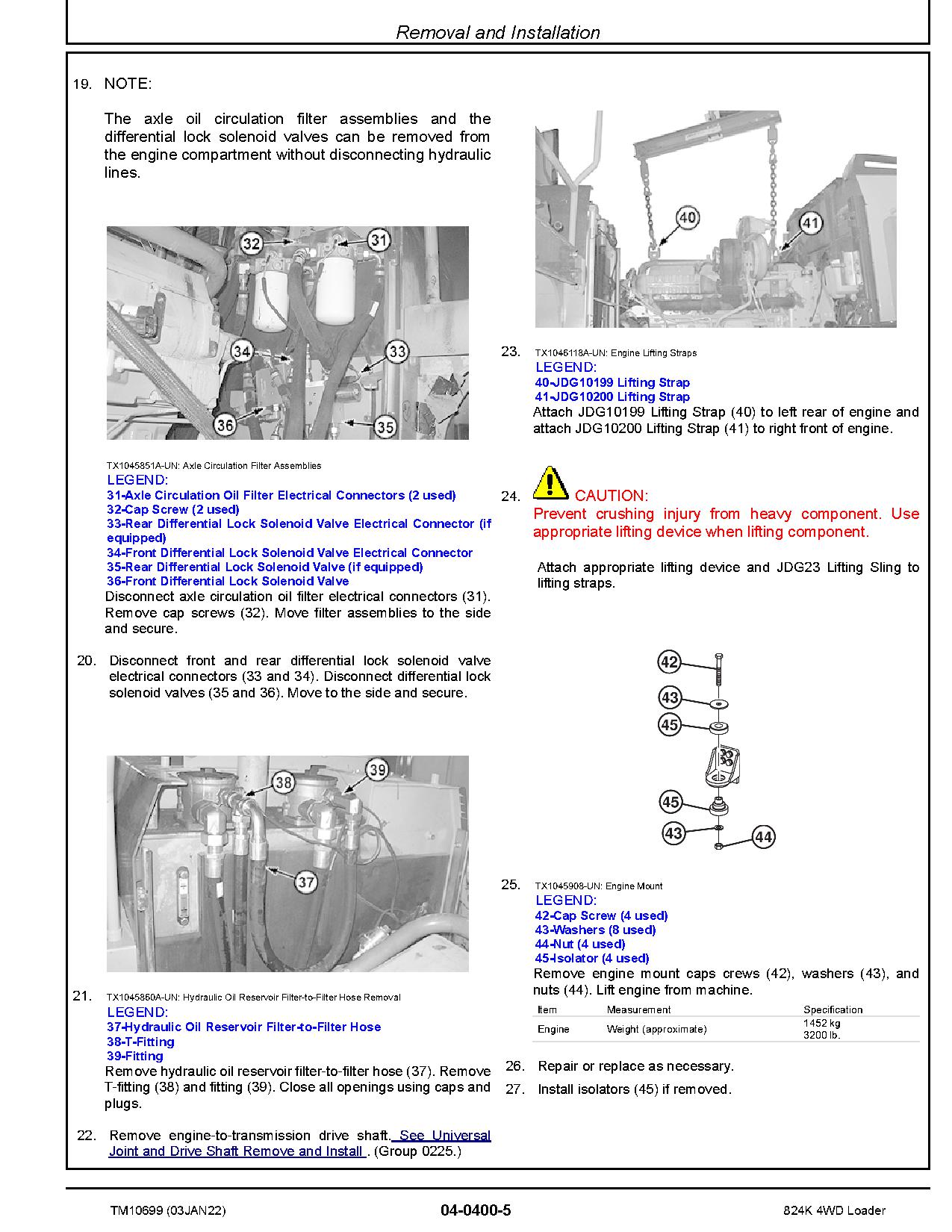 John Deere 824K 4WD Loaders Repair Manual TM10699 (2)