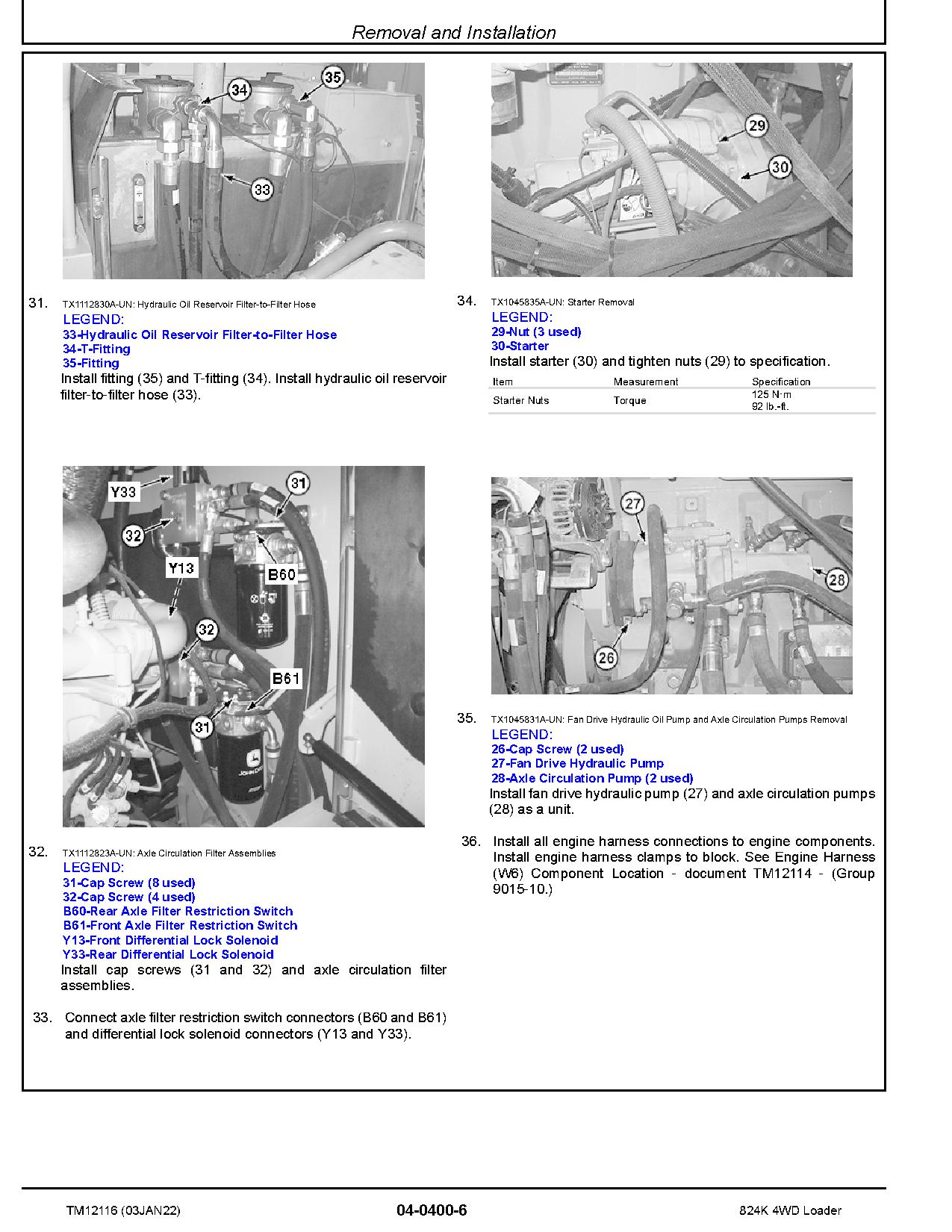 John Deere 824K 4WD Loaders Repair Manual TM12116 (2)