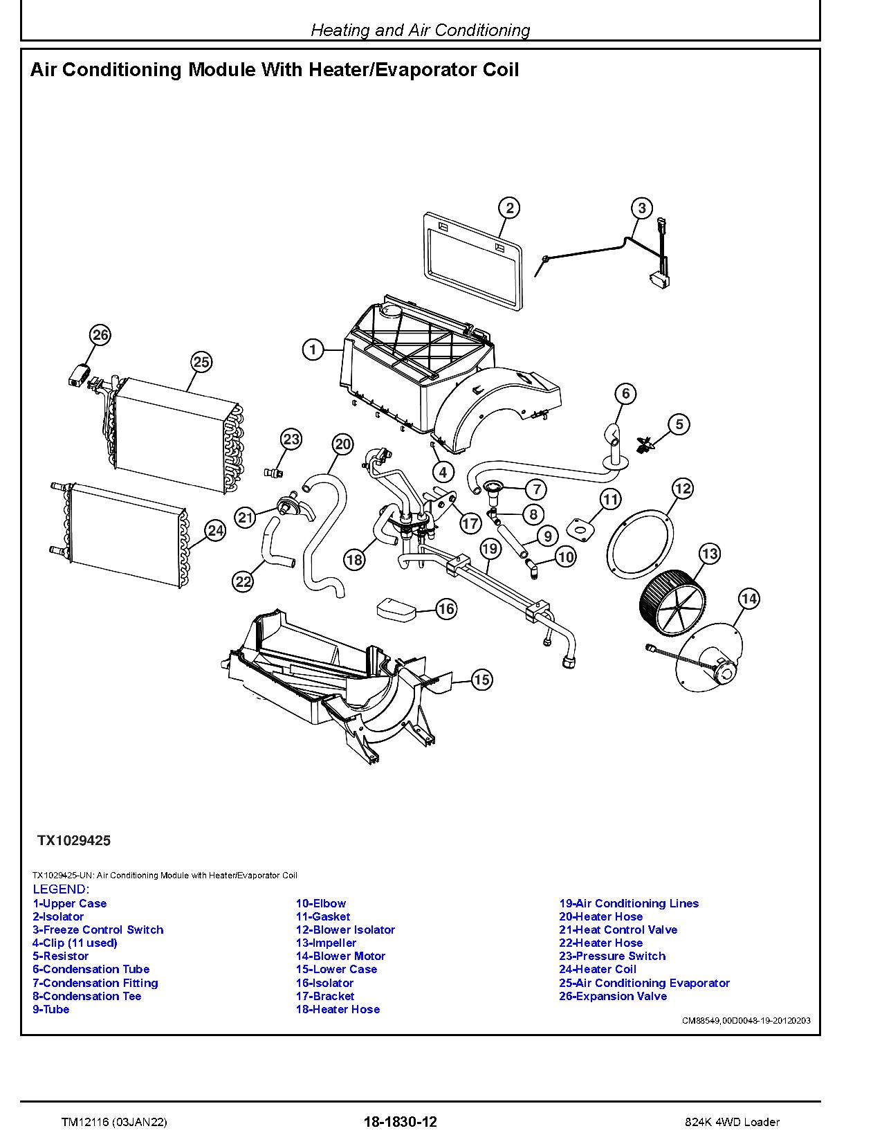 John Deere 824K 4WD Loaders Repair Manual TM12116 (4)