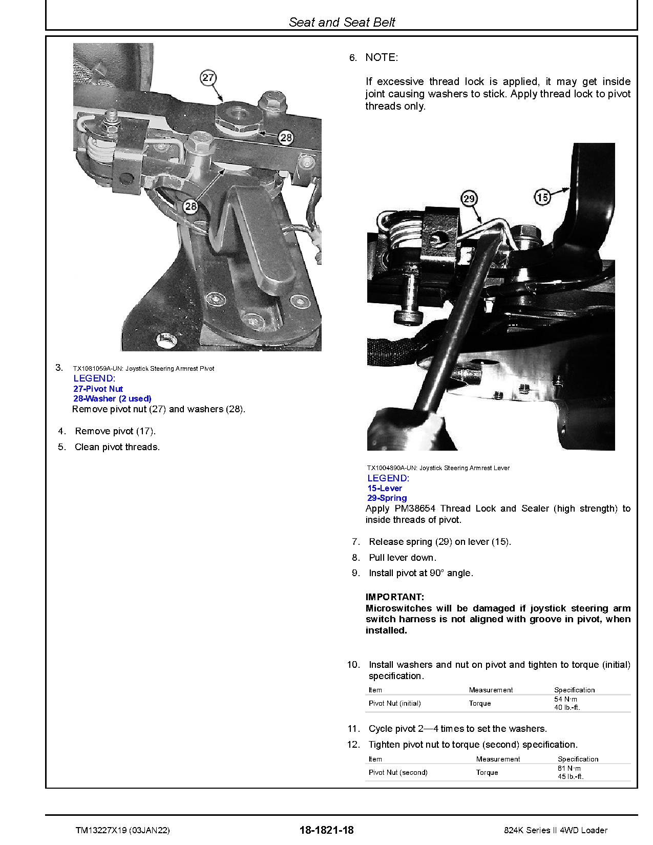 John Deere 824K II 4WD Loaders Repair Manual TM13227X19 (4)