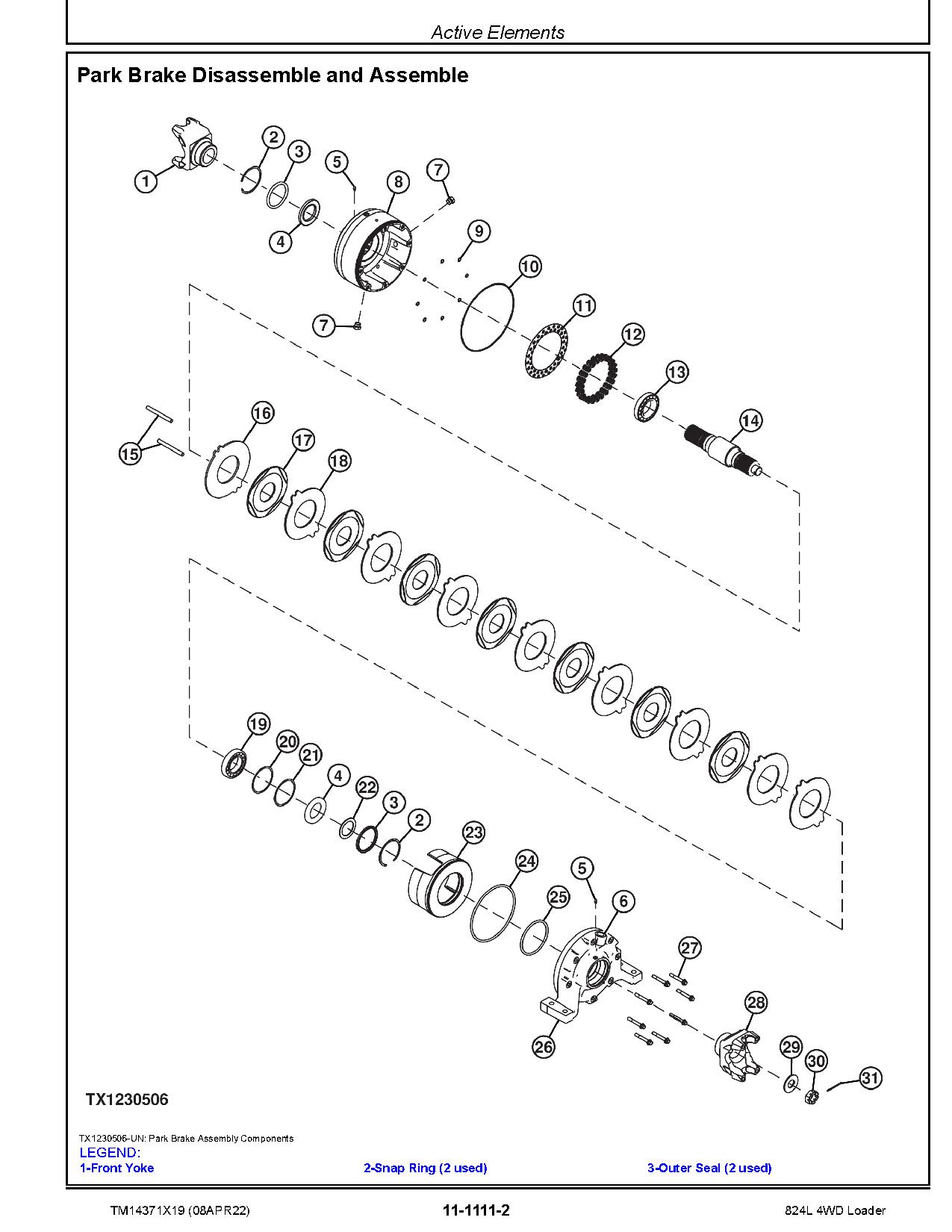 John Deere 824L 4WD Loaders Repair Manual TM14371X19 (4)