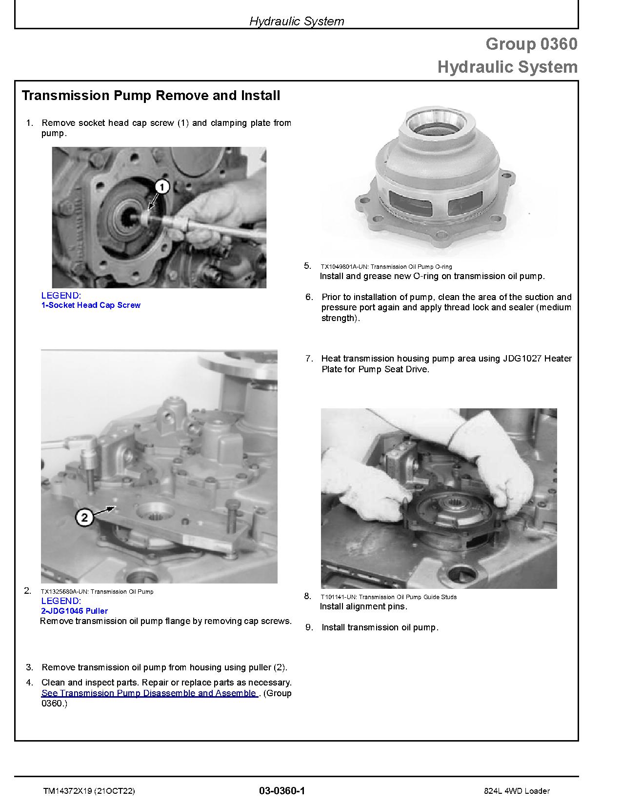 John Deere 824L 4WD Wheel Loaders Repair Manual TM14372X19 (2)