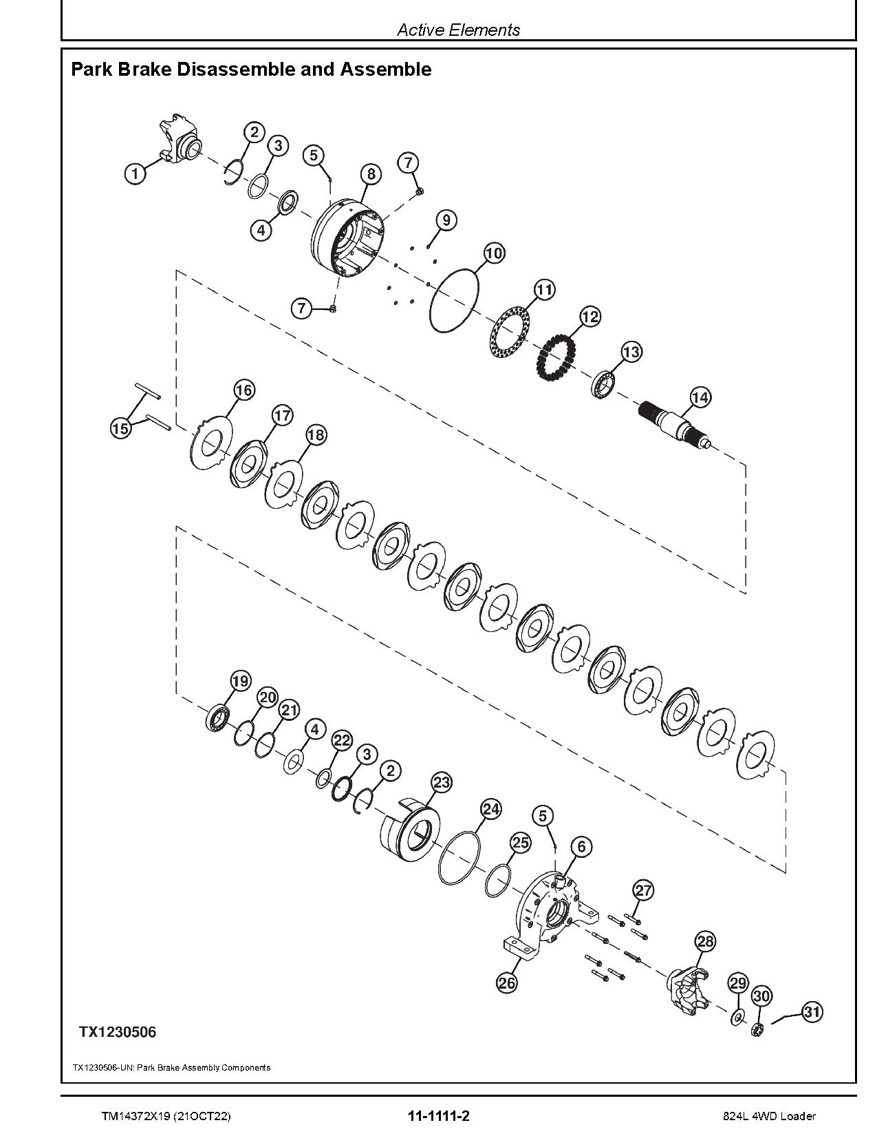 John Deere 824L 4WD Wheel Loaders Repair Manual TM14372X19 (4)